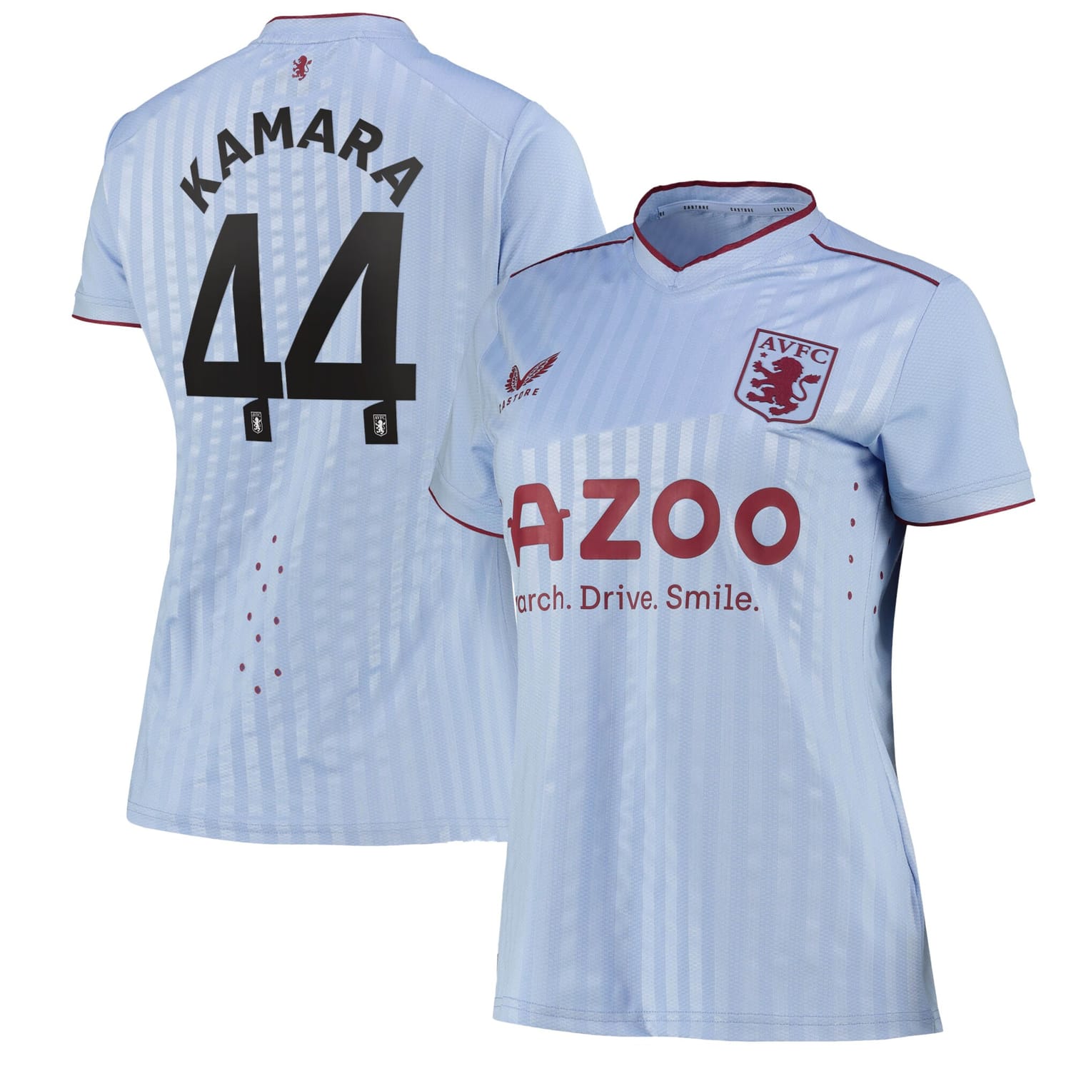 Premier League Aston Villa Away Cup Pro Jersey Shirt 2022-23 player Boubacar Kamara 44 printing for Women