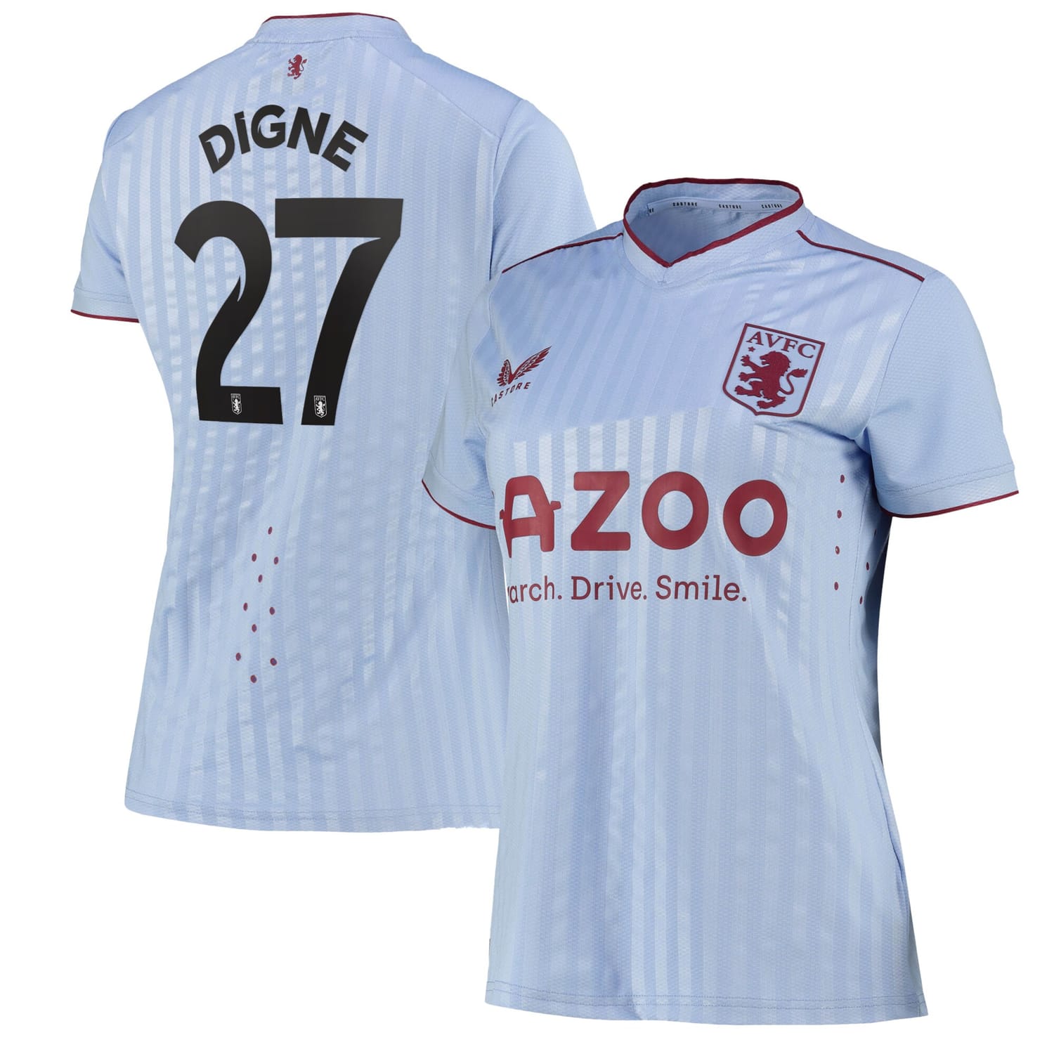 Premier League Aston Villa Away Cup Pro Jersey Shirt 2022-23 player Lucas Digne 27 printing for Women