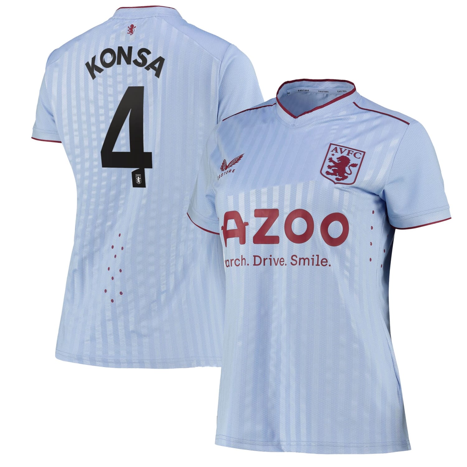 Premier League Aston Villa Away Cup Pro Jersey Shirt 2022-23 player Ezri Konsa 4 printing for Women