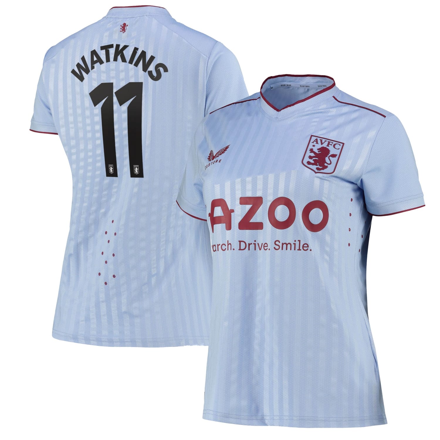 Premier League Aston Villa Away Cup Pro Jersey Shirt 2022-23 player Ollie Watkins 11 printing for Women