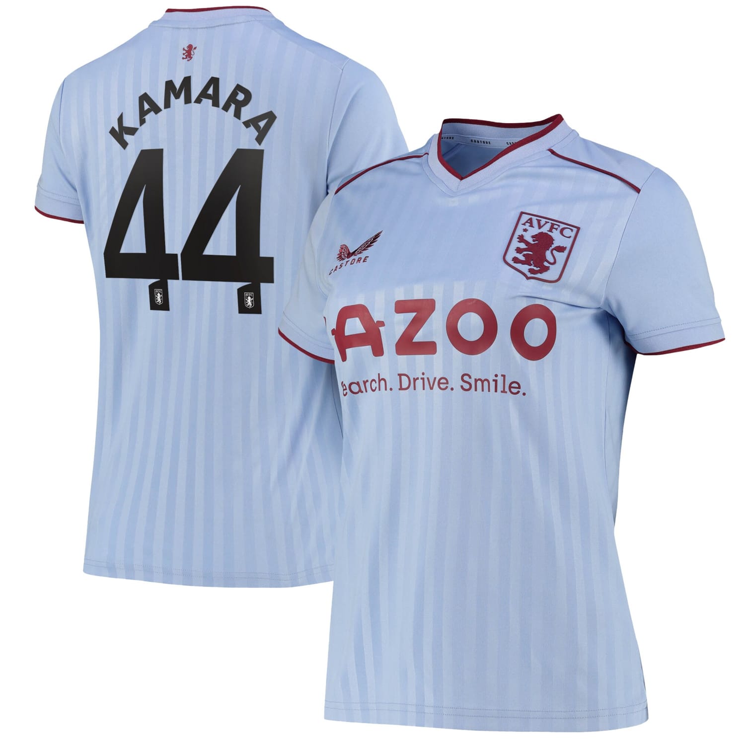 Premier League Aston Villa Away Cup Jersey Shirt 2022-23 player Boubacar Kamara 44 printing for Women