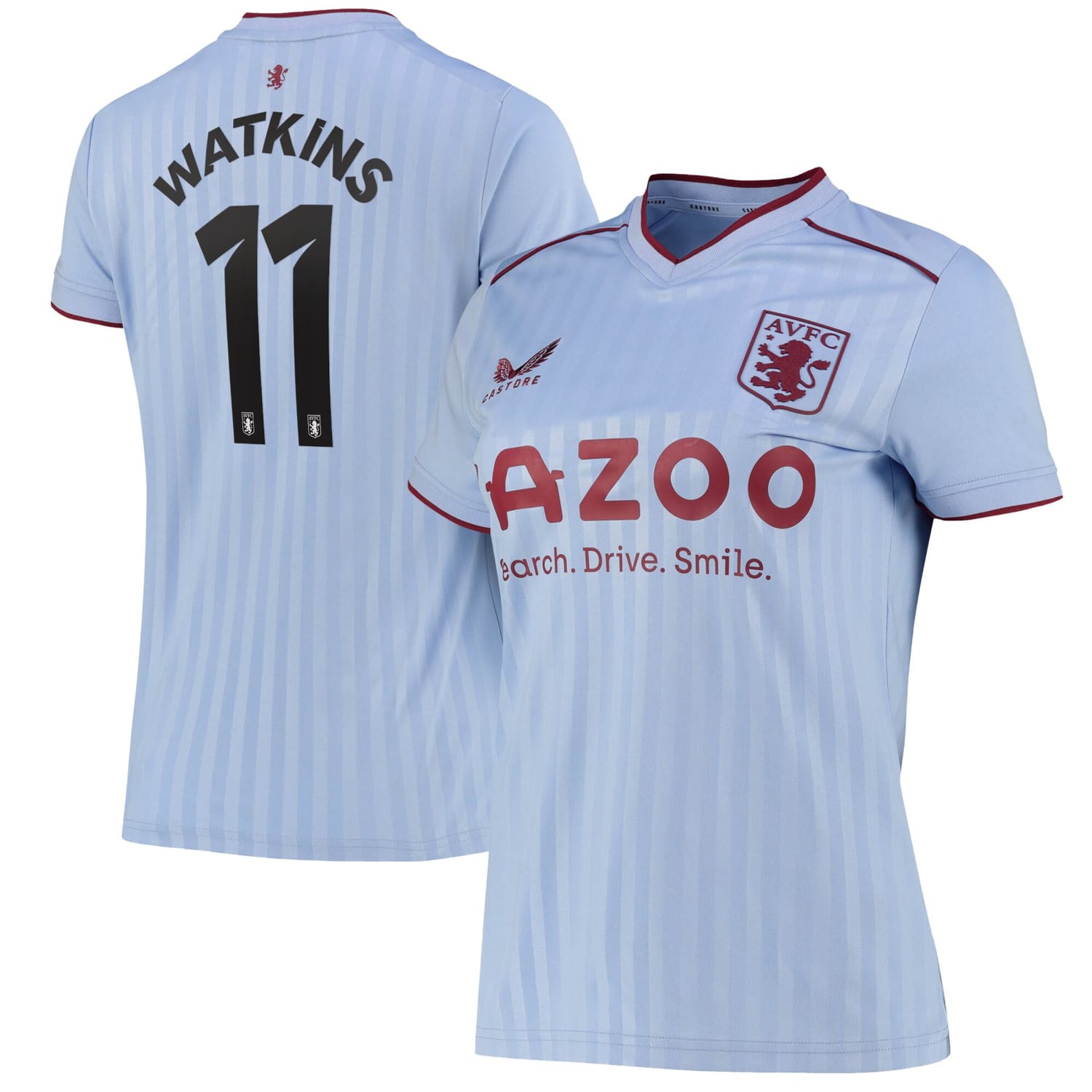 Premier League Aston Villa Away Cup Jersey Shirt 2022-23 player Ollie Watkins 11 printing for Women