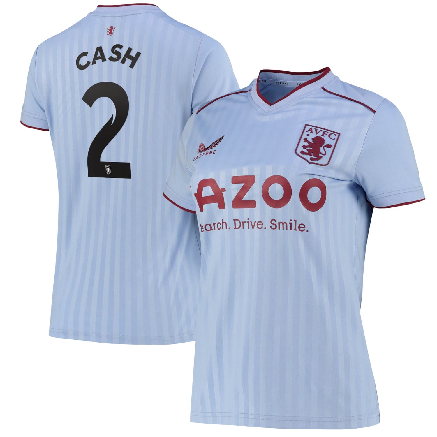 Premier League Aston Villa Away Cup Jersey Shirt 2022-23 player Matty Cash 2 printing for Women