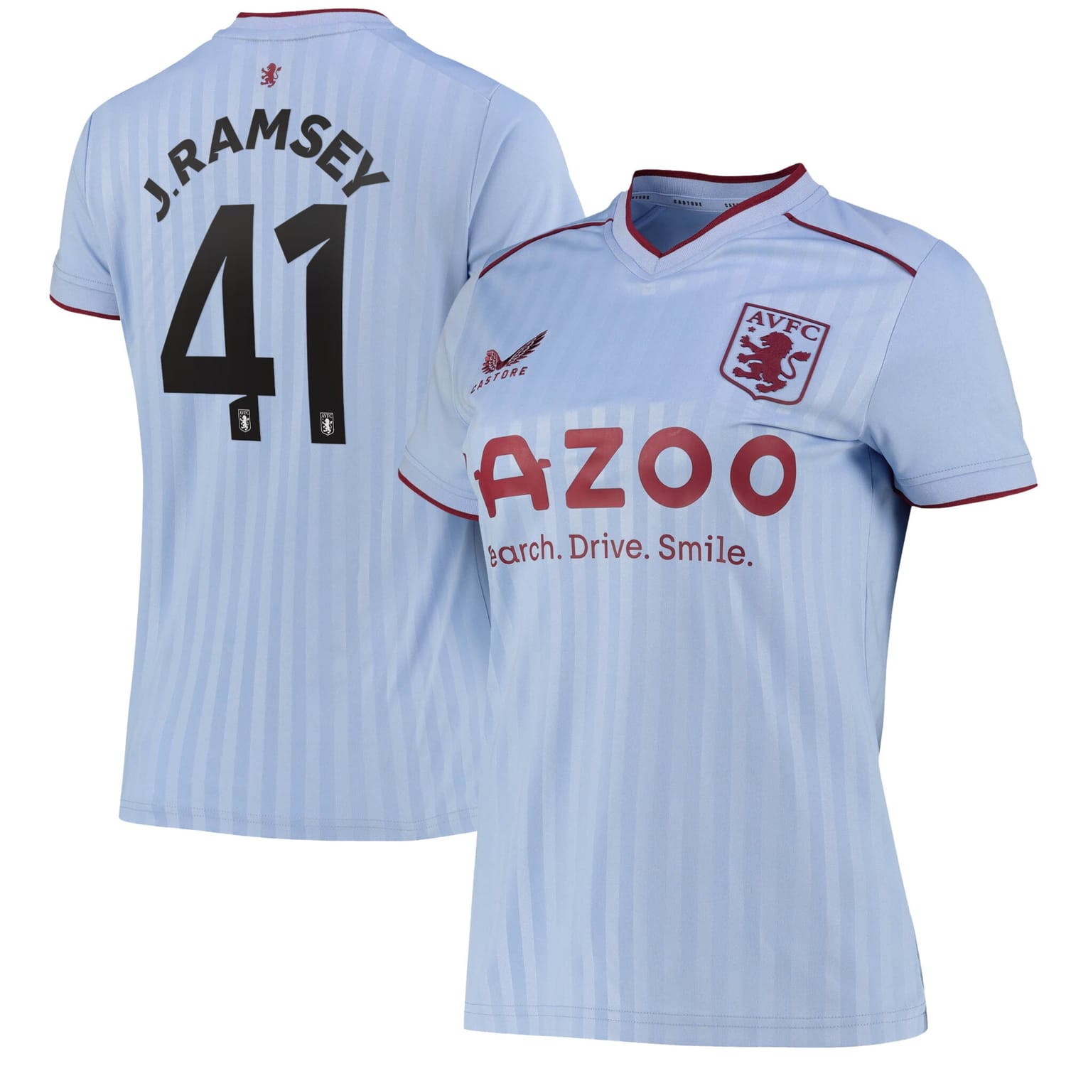 Premier League Aston Villa Away Cup Jersey Shirt 2022-23 player Jacob Ramsey 41 printing for Women