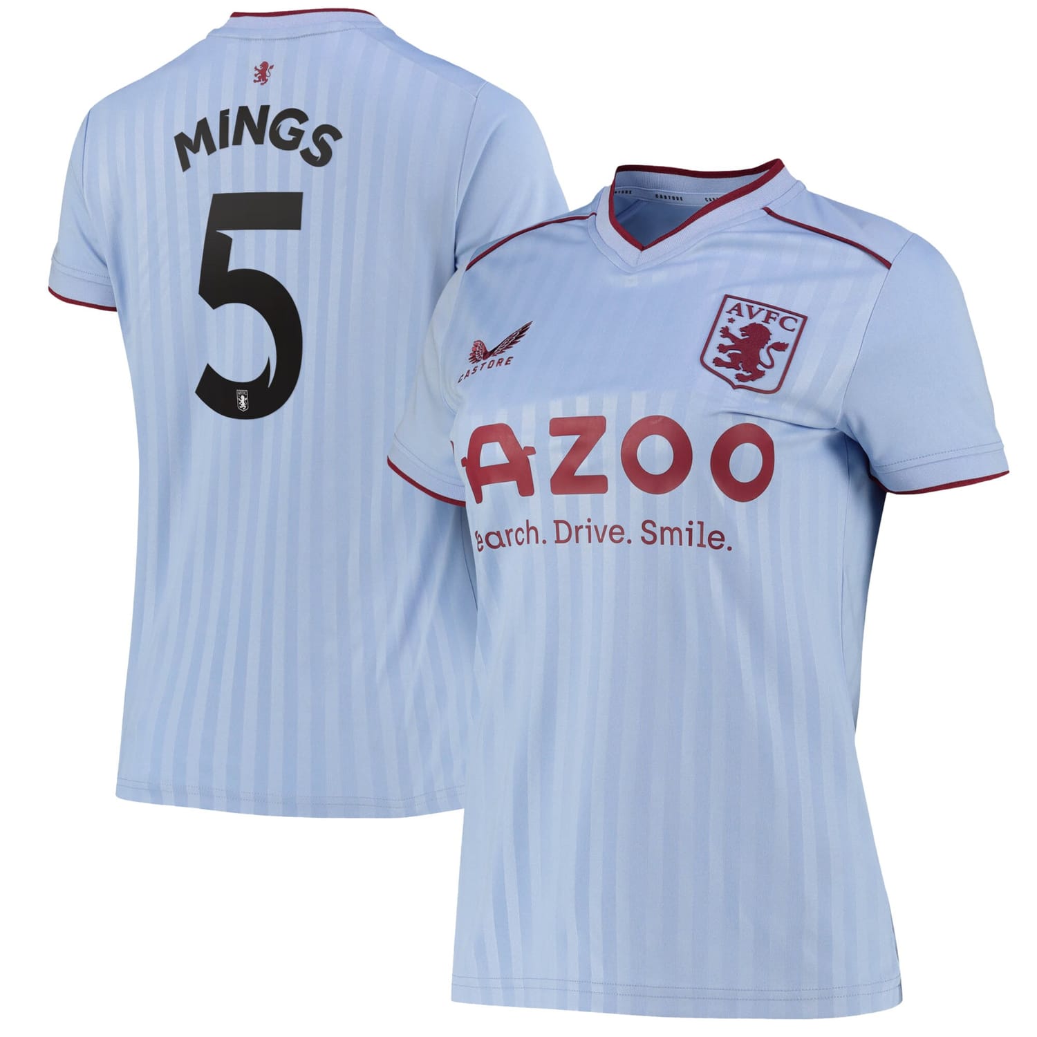 Premier League Aston Villa Away Cup Jersey Shirt 2022-23 player Tyrone Mings 5 printing for Women
