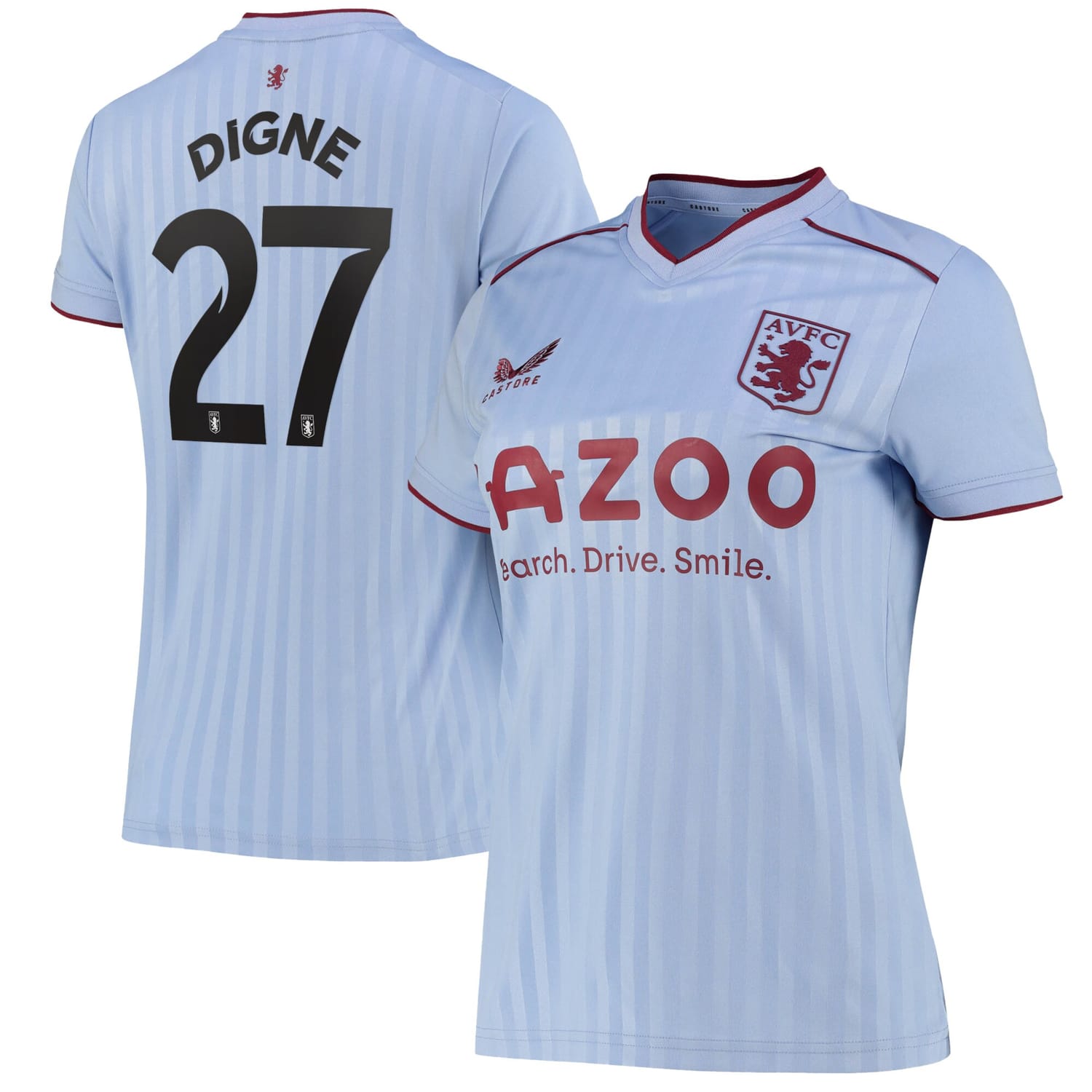 Premier League Aston Villa Away Cup Jersey Shirt 2022-23 player Lucas Digne 27 printing for Women