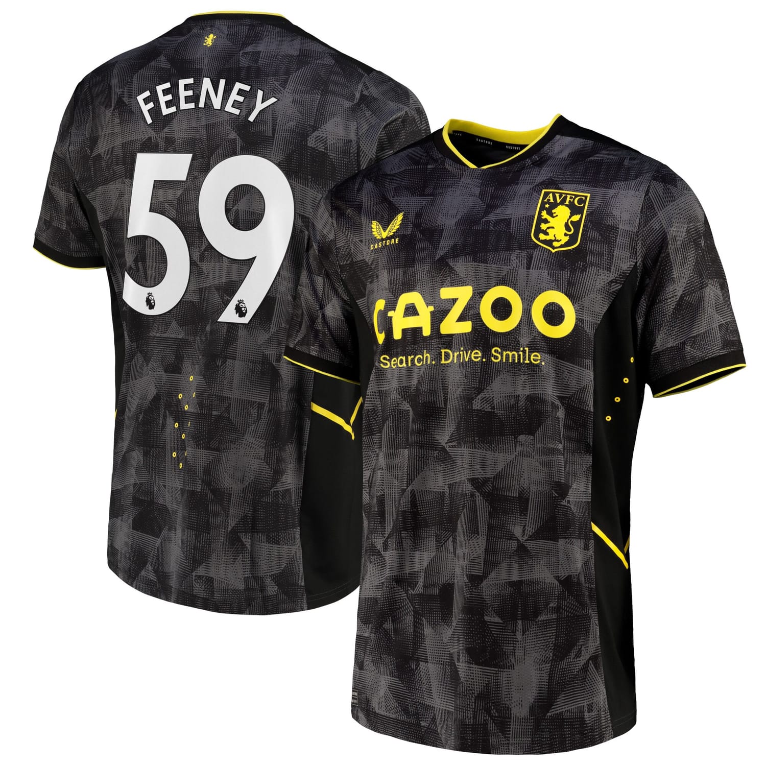 Premier League Aston Villa Third Pro Jersey Shirt 2022-23 player Joshua Feeney 59 printing for Men