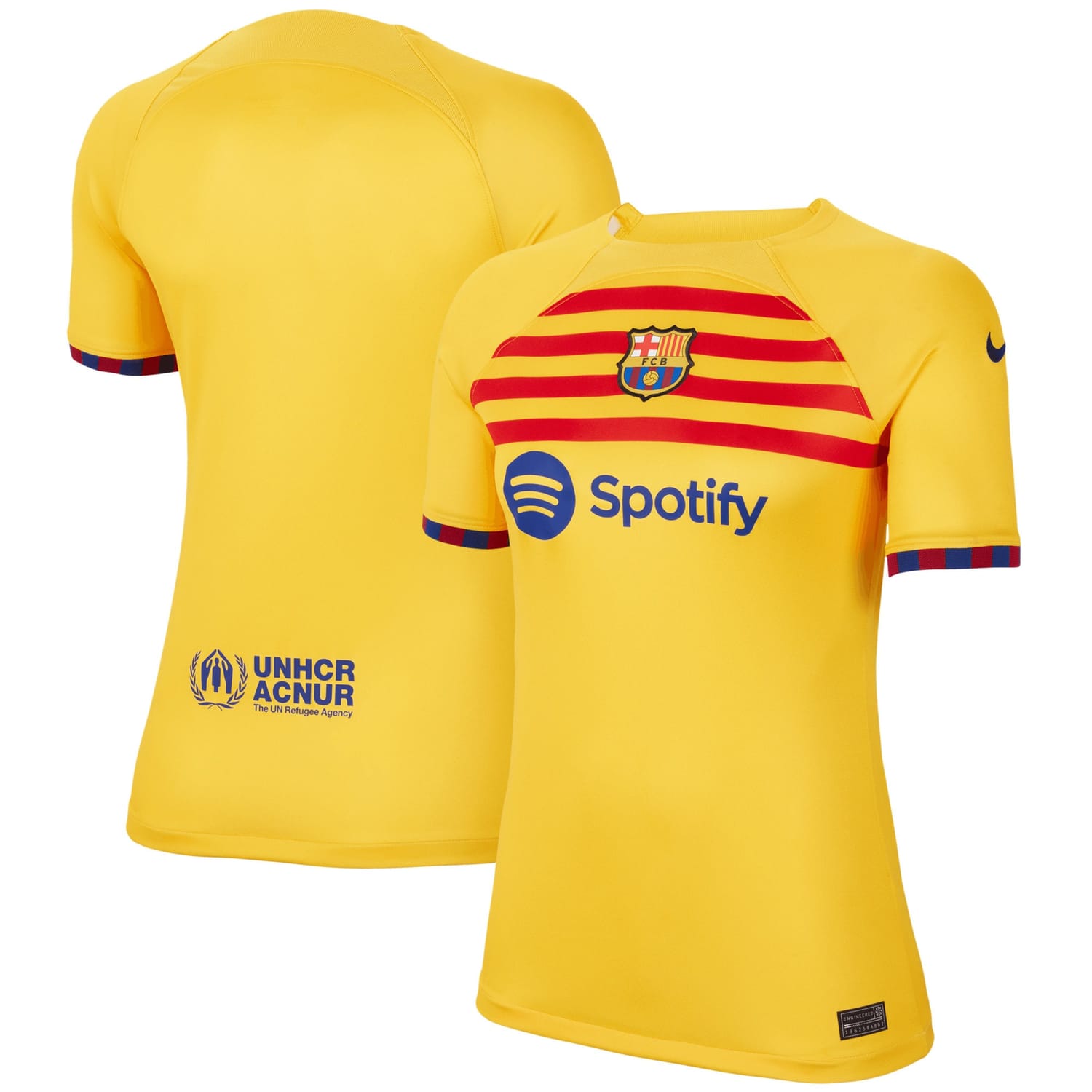 La Liga Barcelona Fourth Jersey Shirt 2023-24 for Women