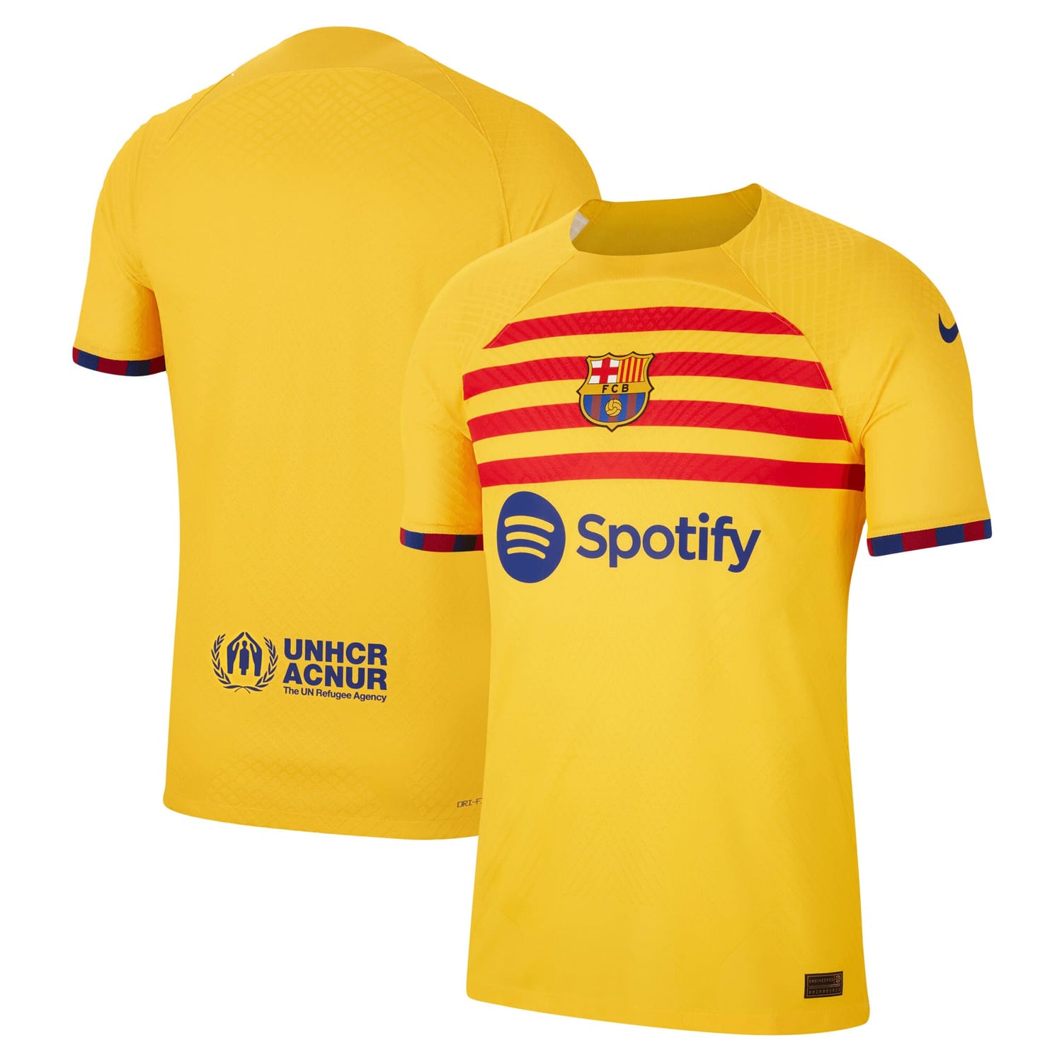 La Liga Barcelona Fourth Authentic Jersey Shirt 2023-24 for Men
