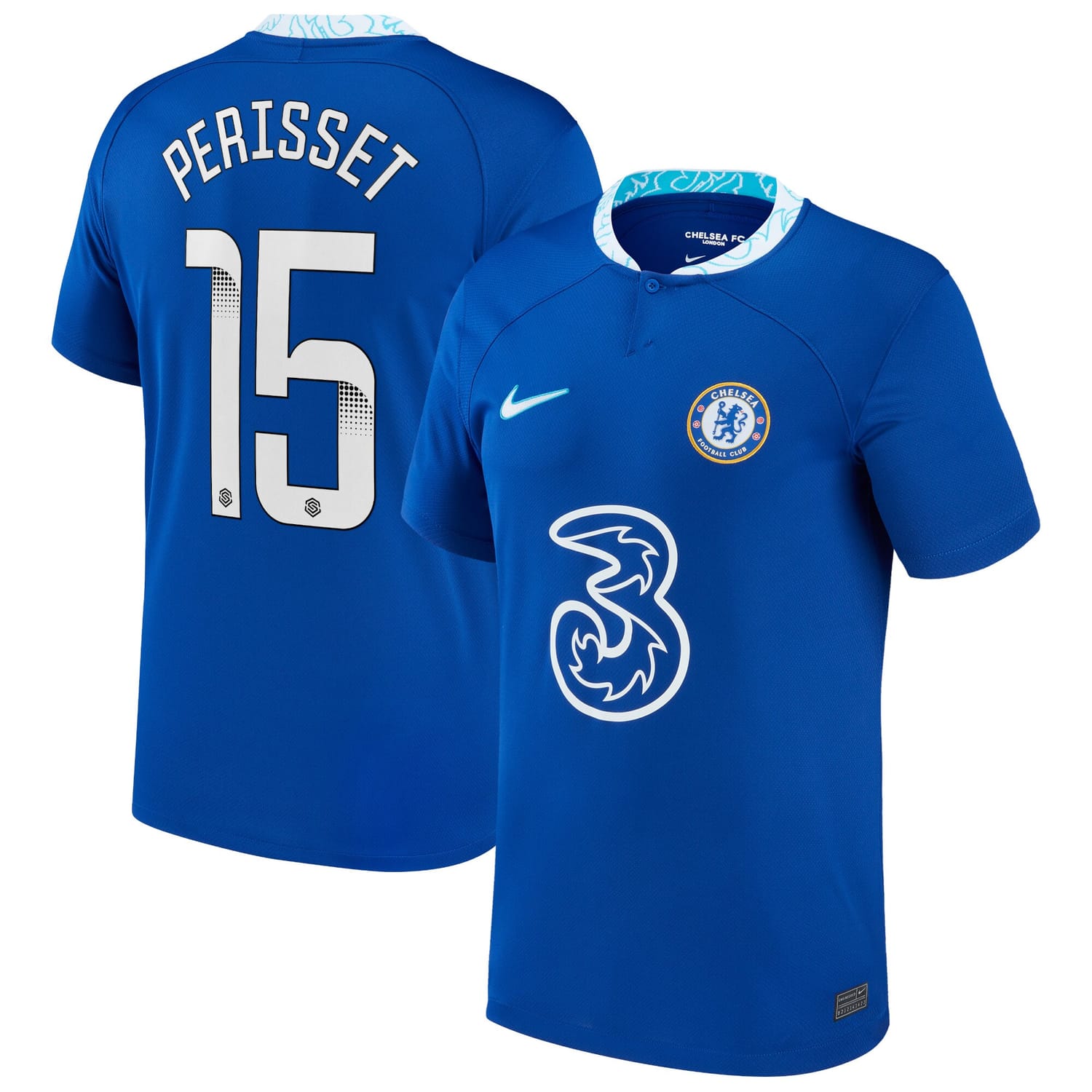 Premier League Chelsea Home WSL Jersey Shirt 2022-23 player Eve Perisset 15 printing for Men