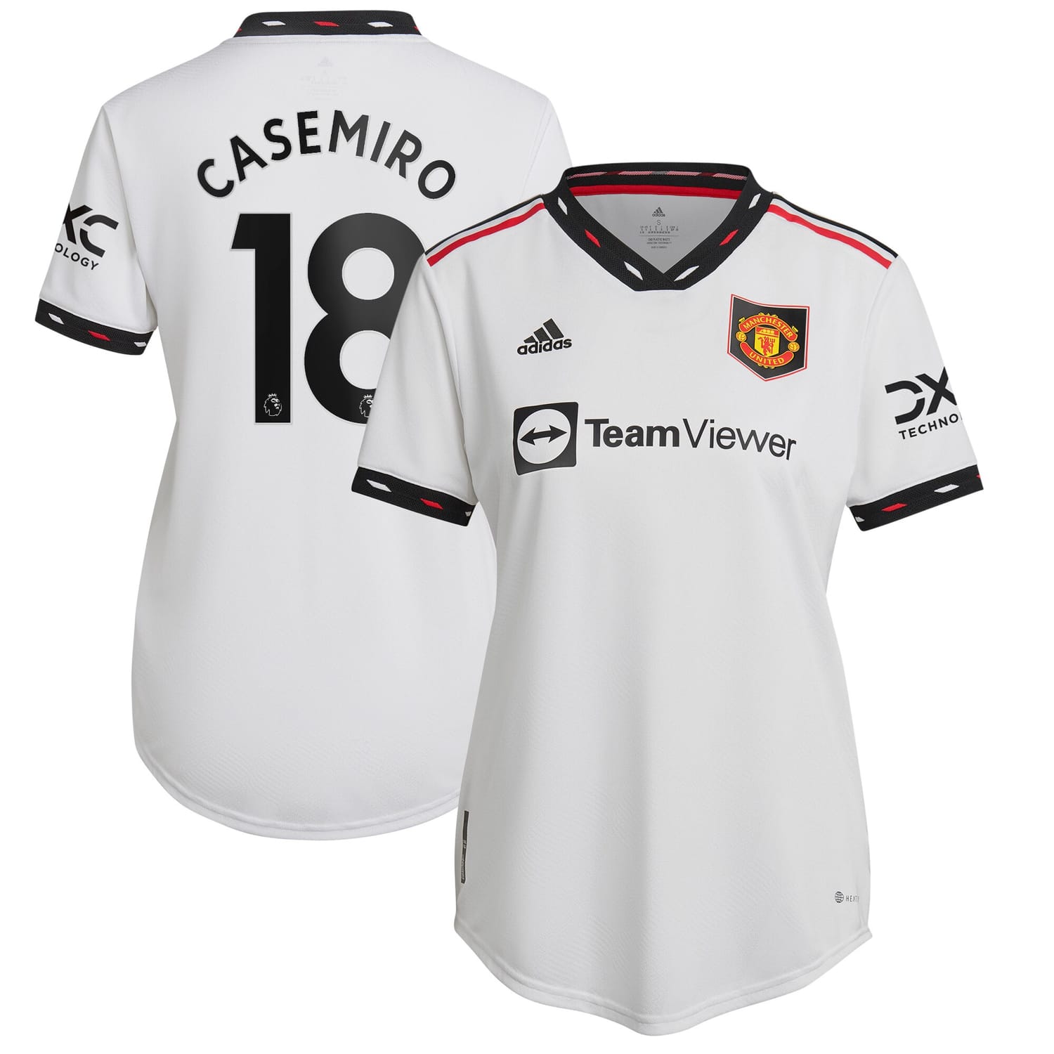 Premier League Manchester United Away Authentic Jersey Shirt 2022-23 player Casemiro 18 printing for Women