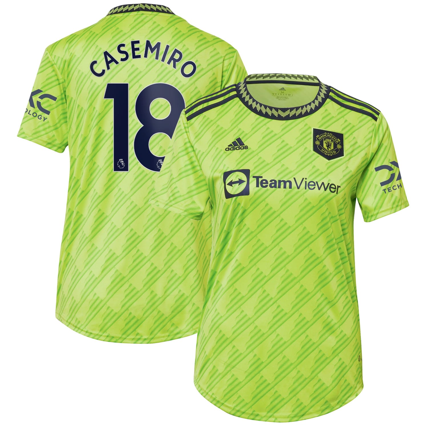 Premier League Manchester United Third Jersey Shirt 2022-23 player Casemiro 18 printing for Women
