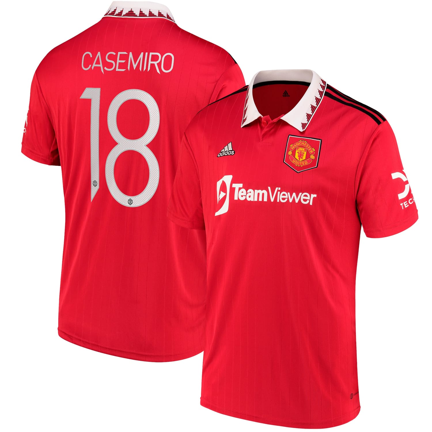 Premier League Manchester United Home Cup Jersey Shirt 2022-23 player Casemiro 18 printing for Men