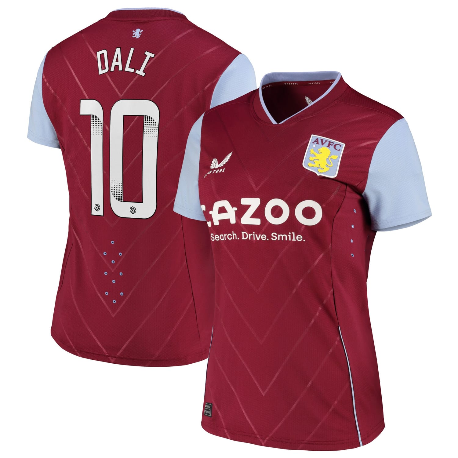 Premier League Aston Villa Home WSL Pro Jersey Shirt 2022-23 player Kenza Dali 10 printing for Women