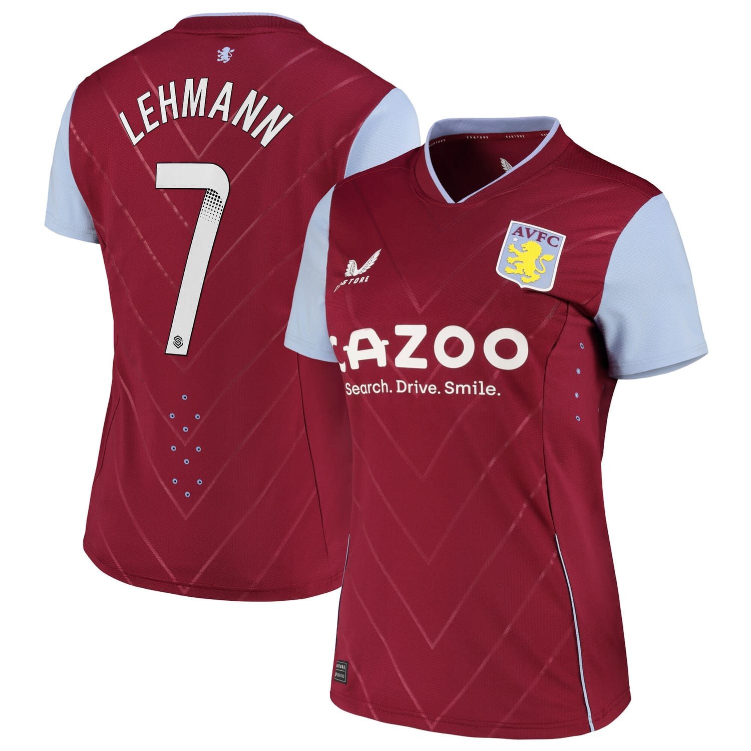 Premier League Aston Villa Home WSL Pro Jersey Shirt 2022-23 player Alisha Lehmann 7 printing for Women