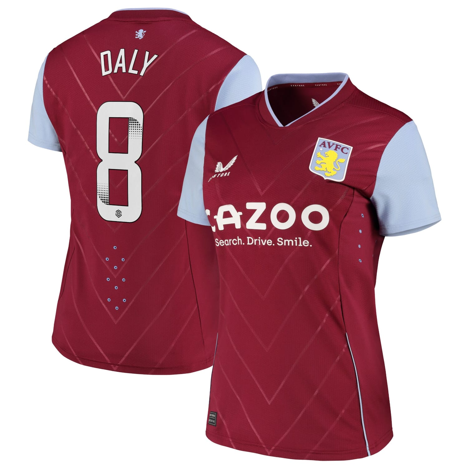 Premier League Aston Villa Home WSL Pro Jersey Shirt 2022-23 player Rachel Daly 8 printing for Women