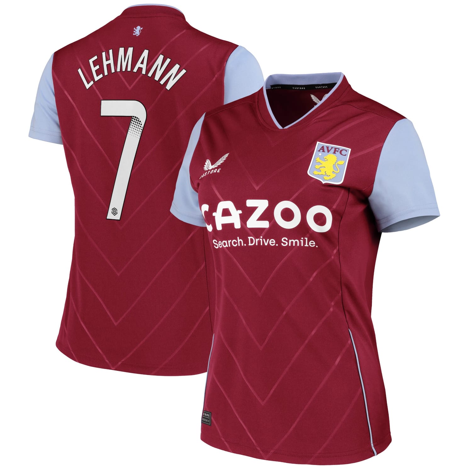 Premier League Aston Villa Home WSL Jersey Shirt 2022-23 player Alisha Lehmann 7 printing for Women