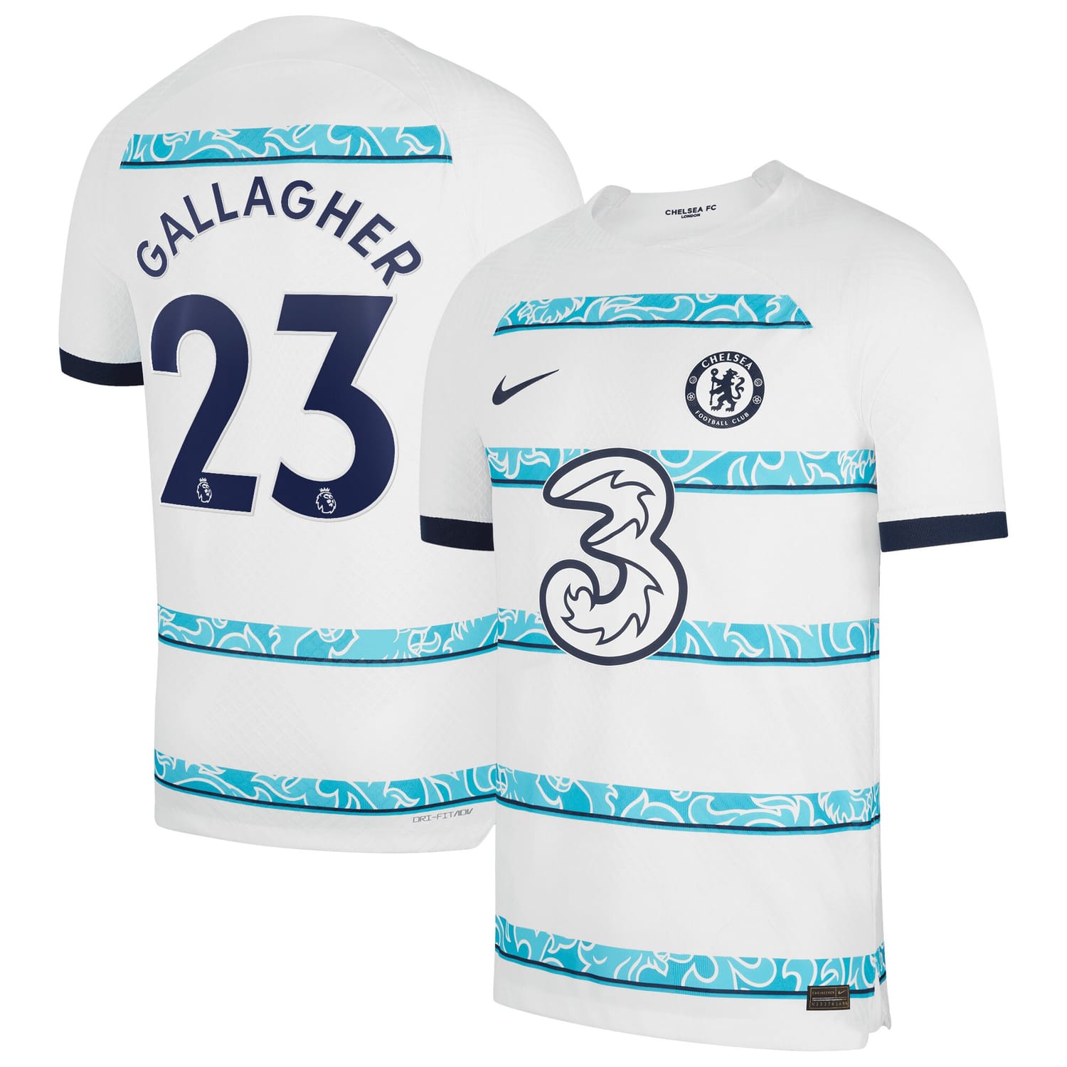 Premier League Chelsea Away Authentic Jersey Shirt 2022-23 player Conor Gallagher 23 printing for Men