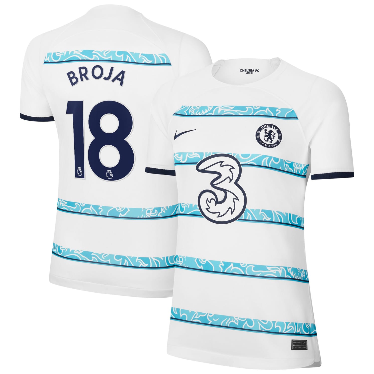 Premier League Away Jersey Shirt 2022-23 player Armando Broja 18 printing for Women