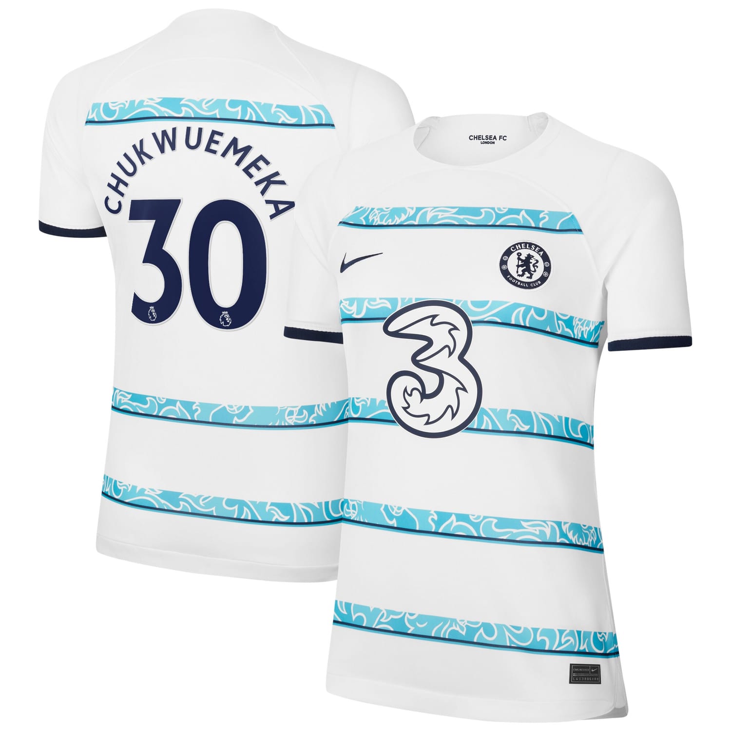 Premier League Chelsea Away Jersey Shirt 2022-23 player Carney Chukwuemeka 30 printing for Women