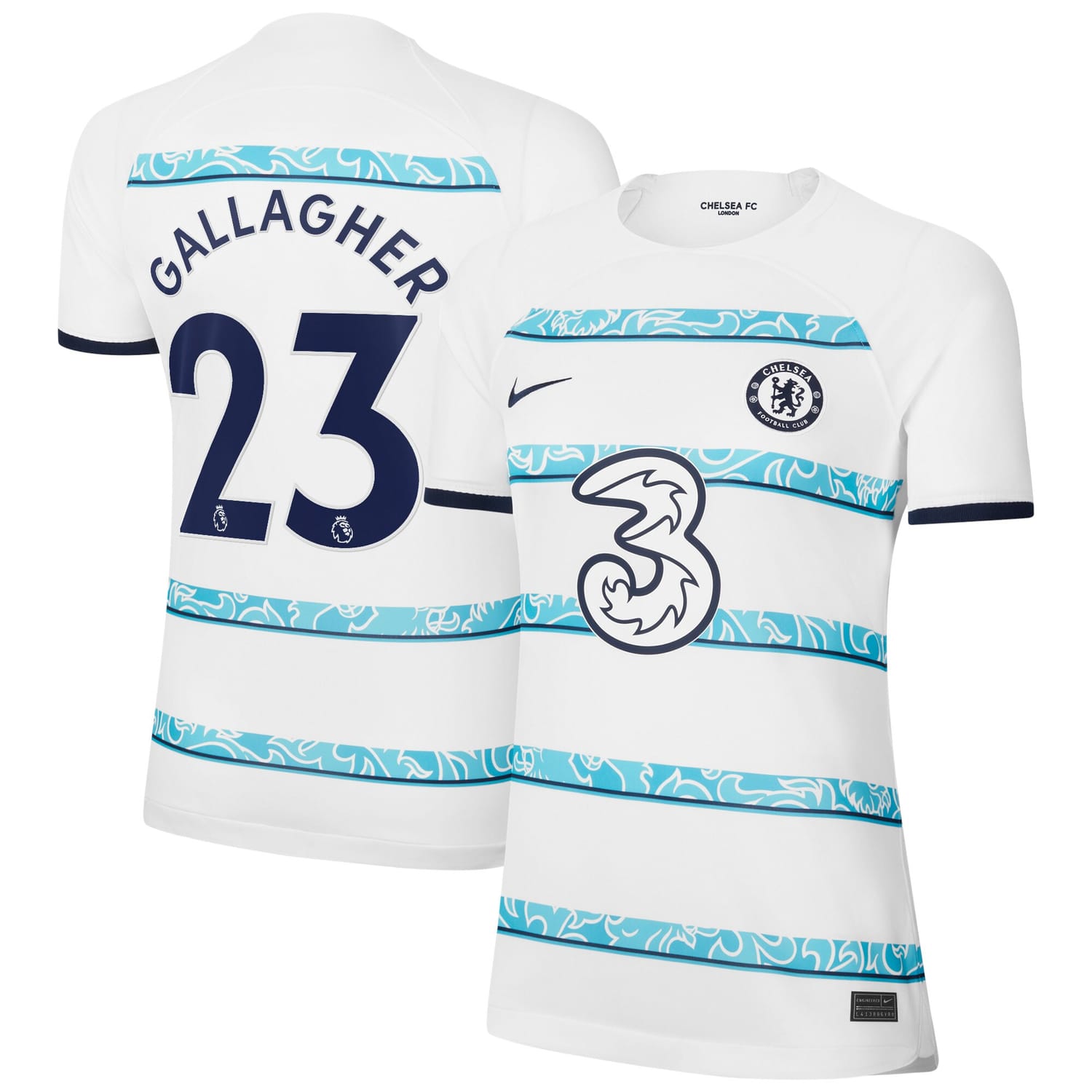 Premier League Away Jersey Shirt 2022-23 player Conor Gallagher 23 printing for Women