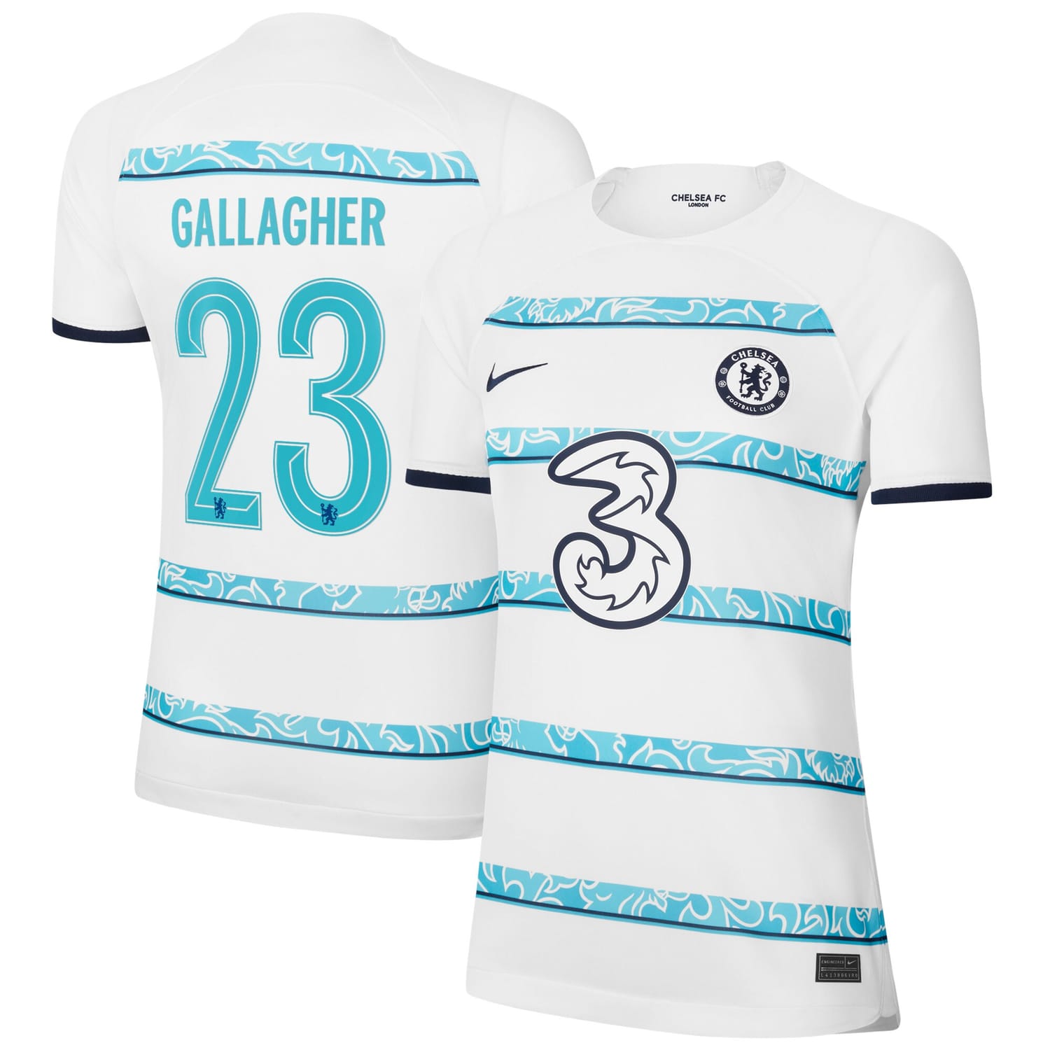 Premier League Chelsea Away Cup Jersey Shirt 2022-23 player Conor Gallagher 23 printing for Women