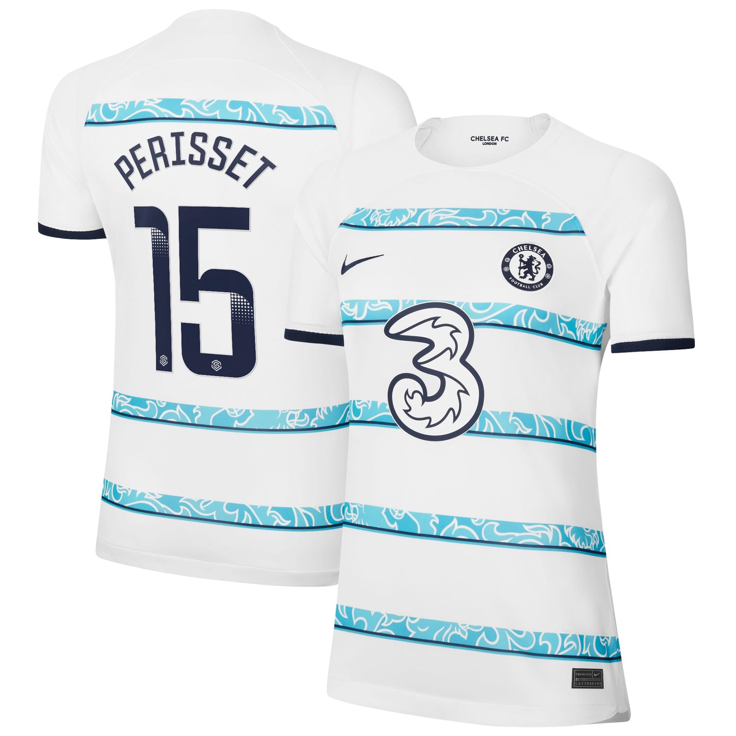 Premier League Chelsea Away WSL Jersey Shirt 2022-23 player Eve Perisset 15 printing for Women