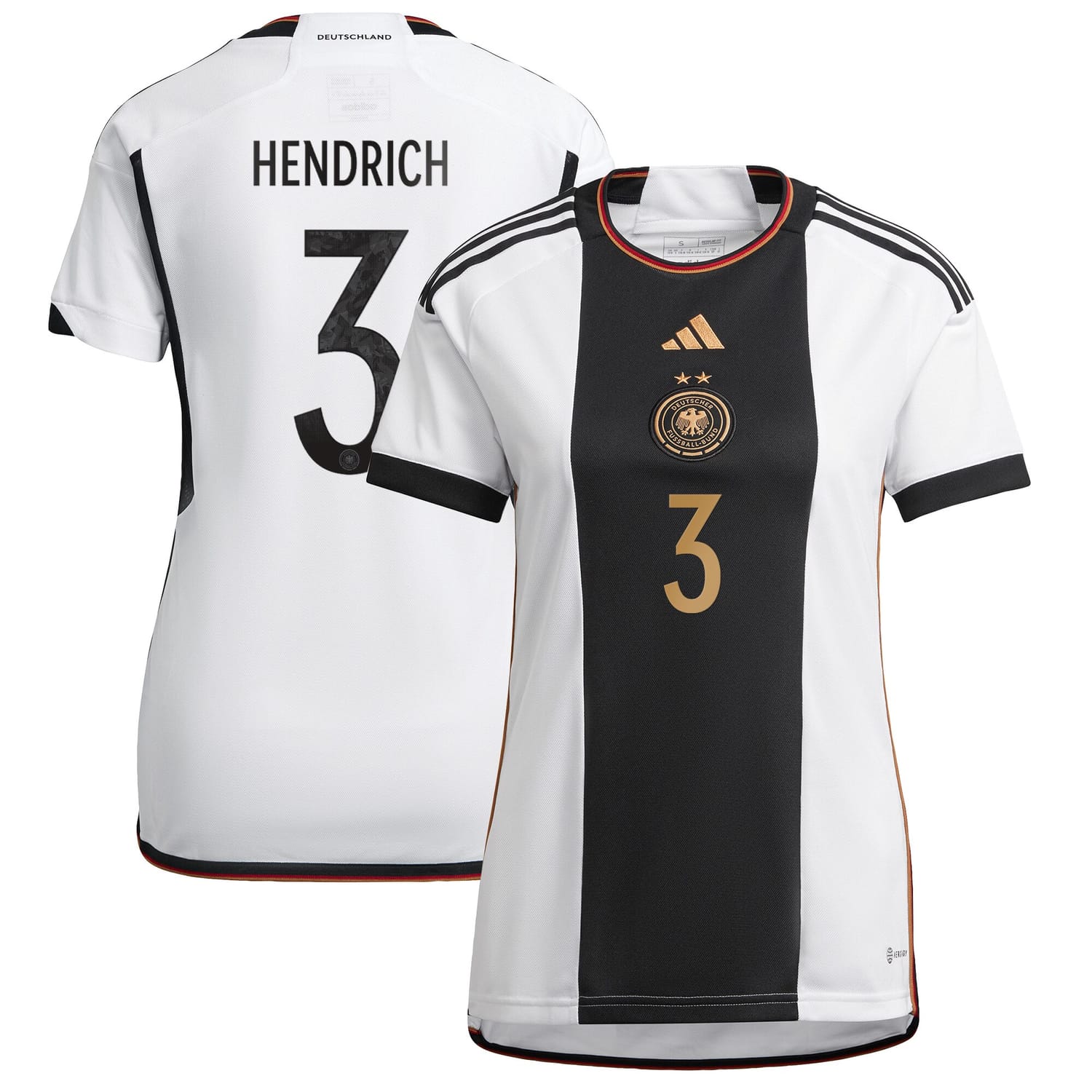 Germany National Team Home Jersey Shirt player Kathrin Hendrich 3 printing for Women