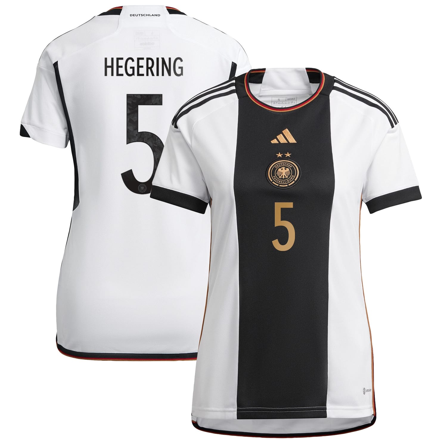 Germany National Team Home Jersey Shirt player Marina Hegering 5 printing for Women