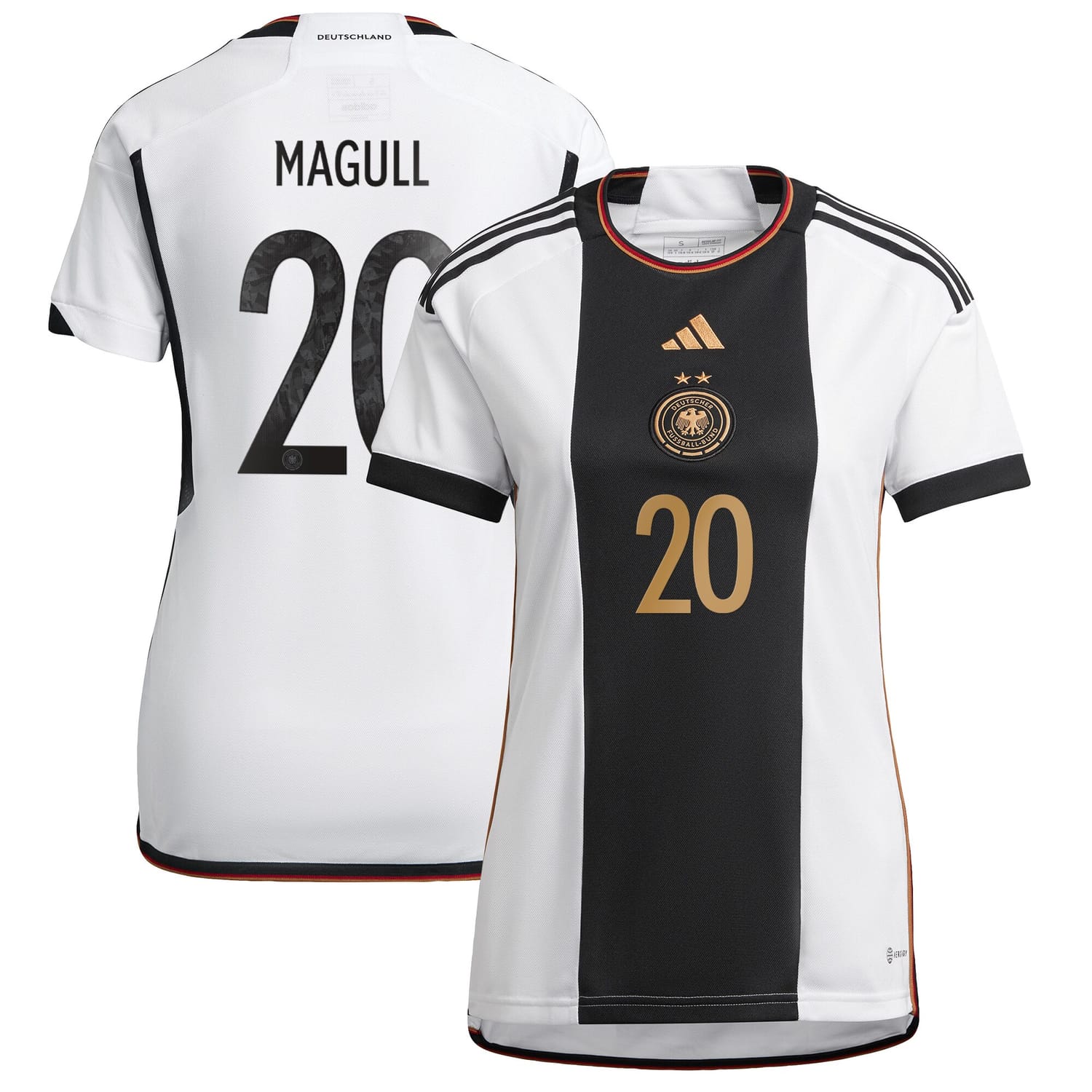 Germany National Team Home Jersey Shirt player Lina Magull 20 printing for Women