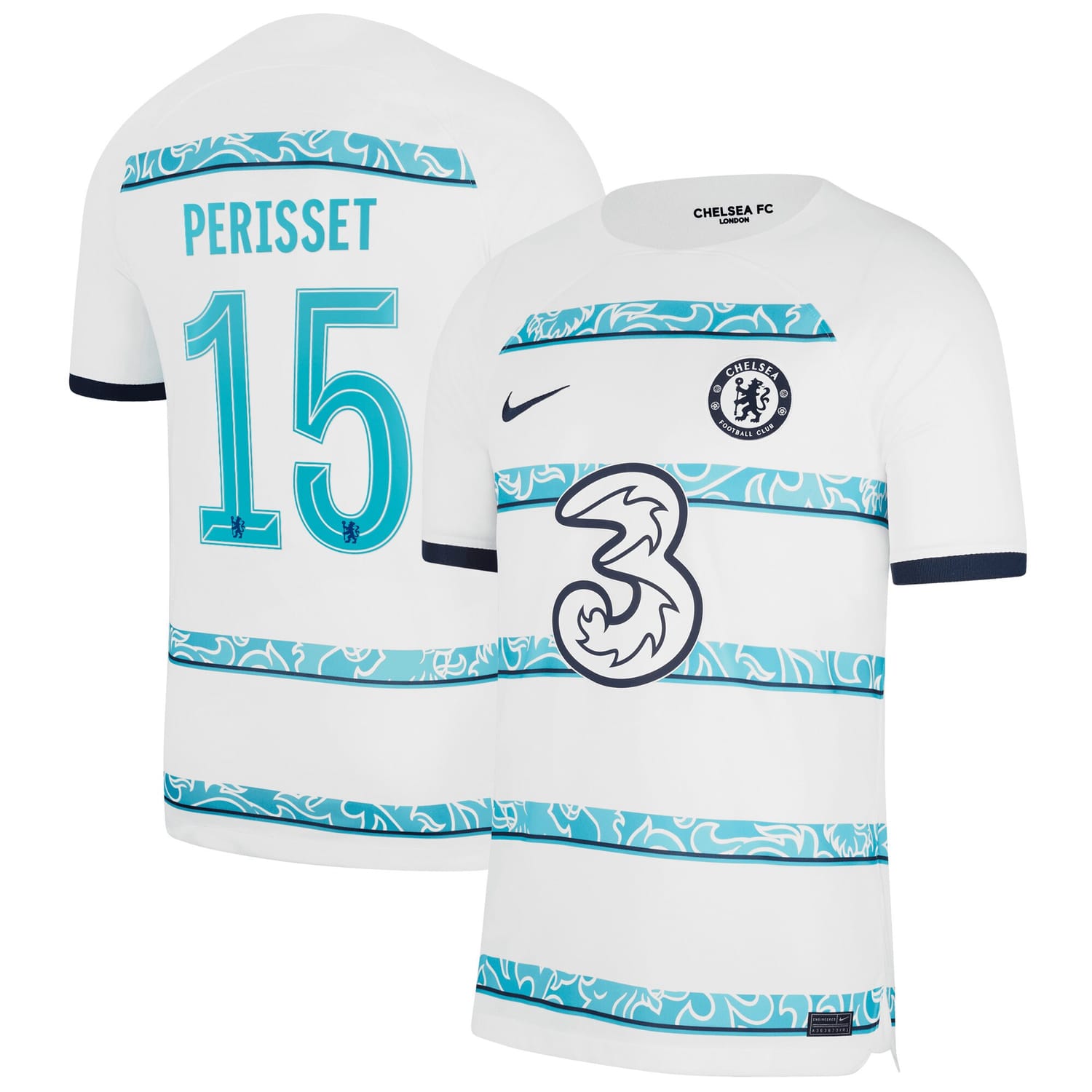 Premier League Chelsea Away Cup Jersey Shirt 2022-23 player Eve Perisset 15 printing for Men