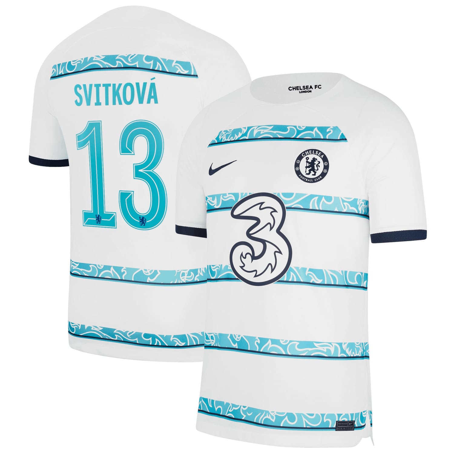 Premier League Chelsea Away Cup Jersey Shirt 2022-23 player Katerina Svitková 13 printing for Men