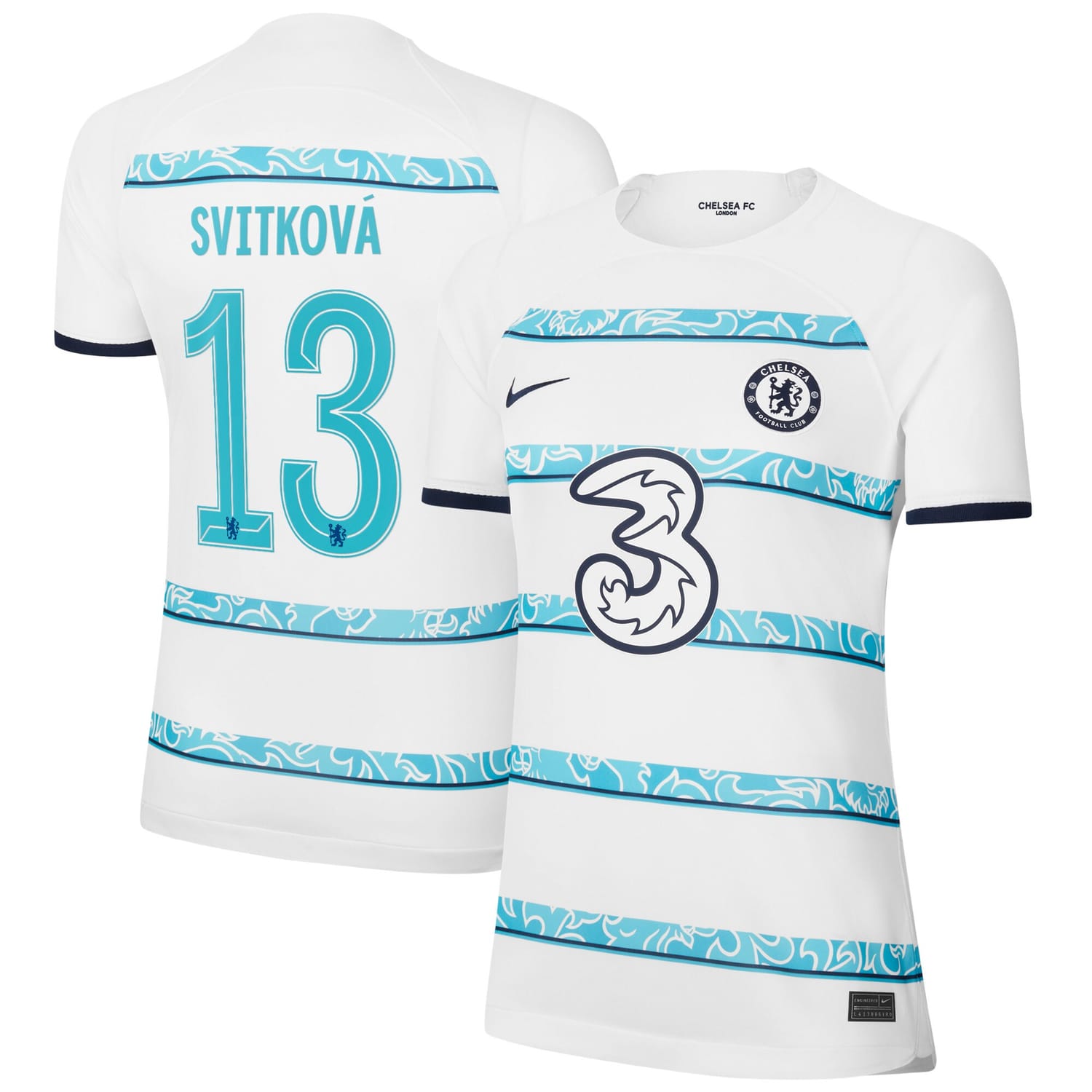 Premier League Chelsea Away Cup Jersey Shirt 2022-23 player Katerina Svitková 13 printing for Women
