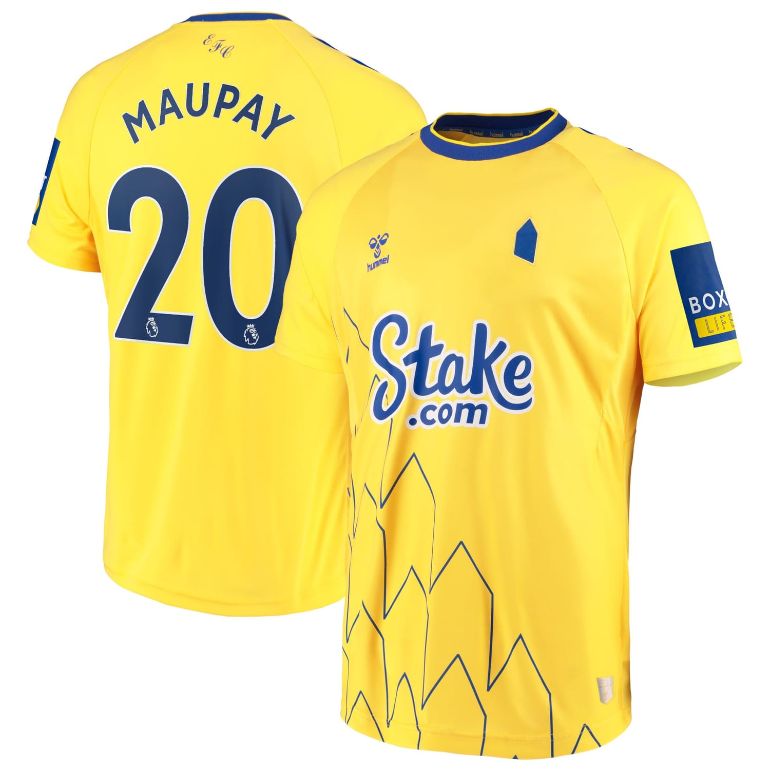 Premier League Everton Third Jersey Shirt 2022-23 player Neal Maupay 20 printing for Men
