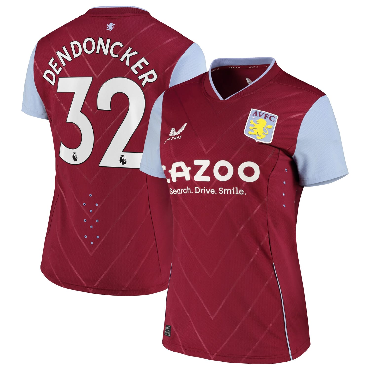 Premier League Aston Villa Home Pro Jersey Shirt 2022-23 player Leander Dendoncker 32 printing for Women