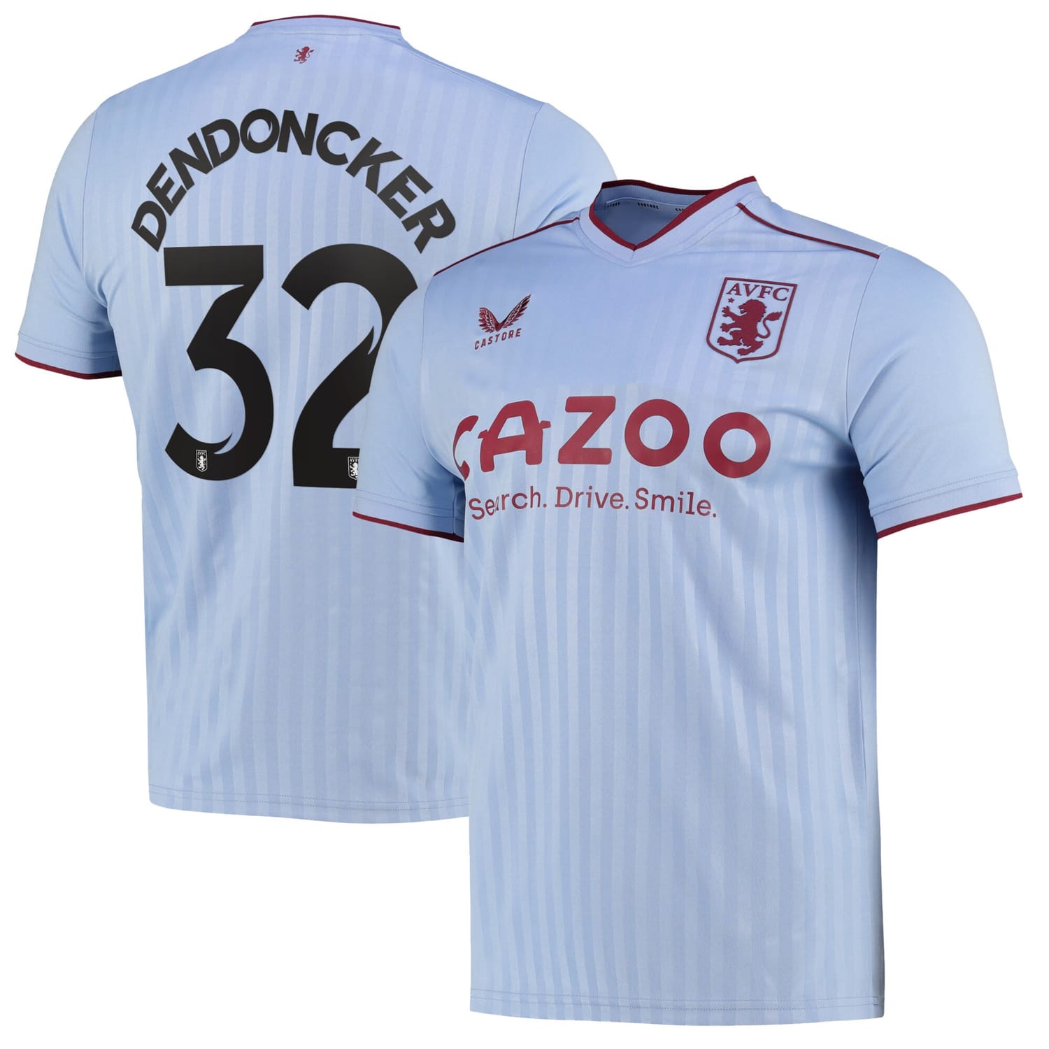 Premier League Aston Villa Away Cup Jersey Shirt 2022-23 player Leander Dendoncker 32 printing for Men