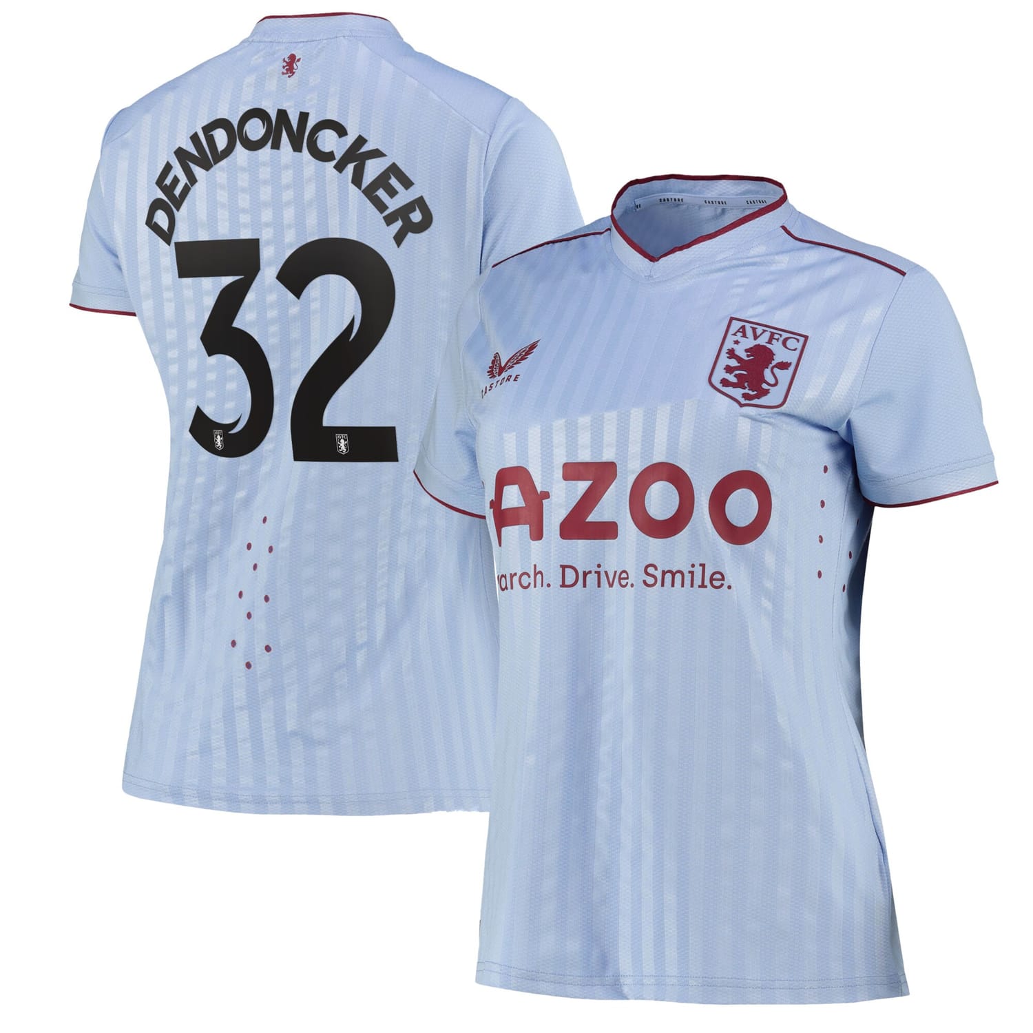 Premier League Aston Villa Away Cup Pro Jersey Shirt 2022-23 player Leander Dendoncker 32 printing for Women
