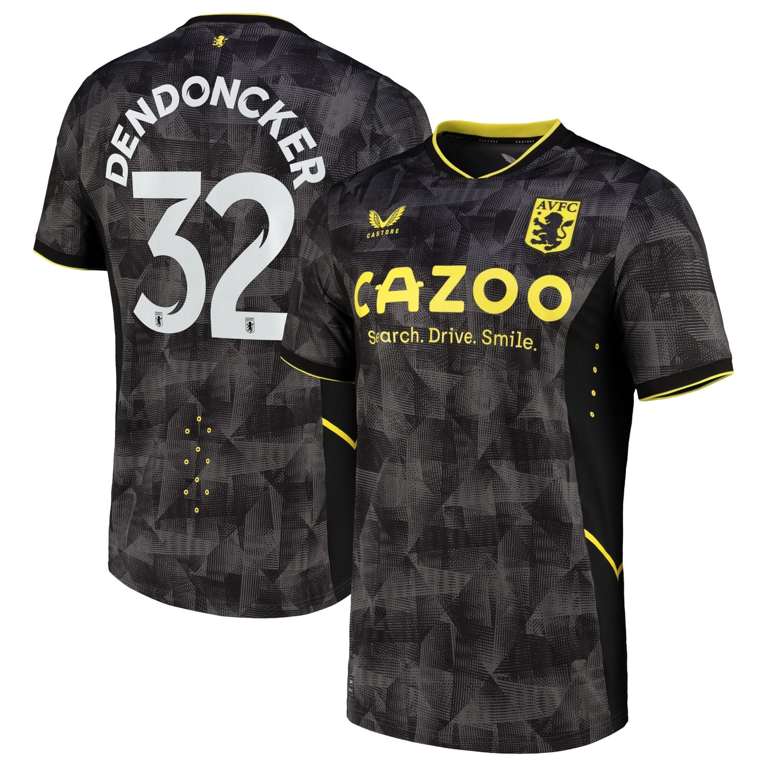Premier League Aston Villa Third Cup Jersey Shirt 2022-23 player Leander Dendoncker 32 printing for Men