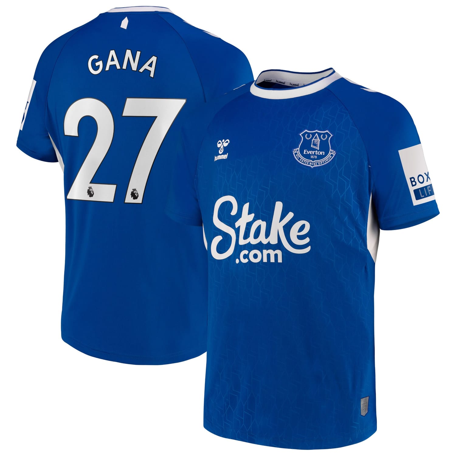 Premier League Everton Home Jersey Shirt 2022-23 player Idrissa Gueye 27 printing for Men