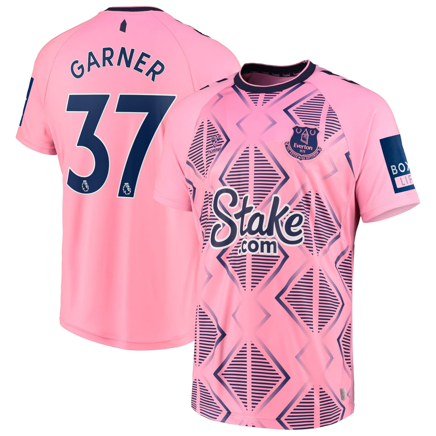 Premier League Everton Away Jersey Shirt 2022-23 player James Garner 37 printing for Men