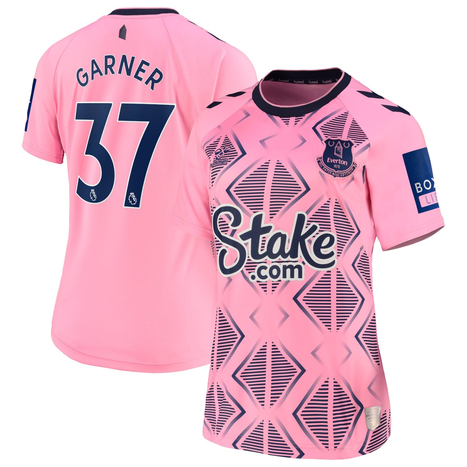 Premier League Everton Away Jersey Shirt 2022-23 player James Garner 37 printing for Women