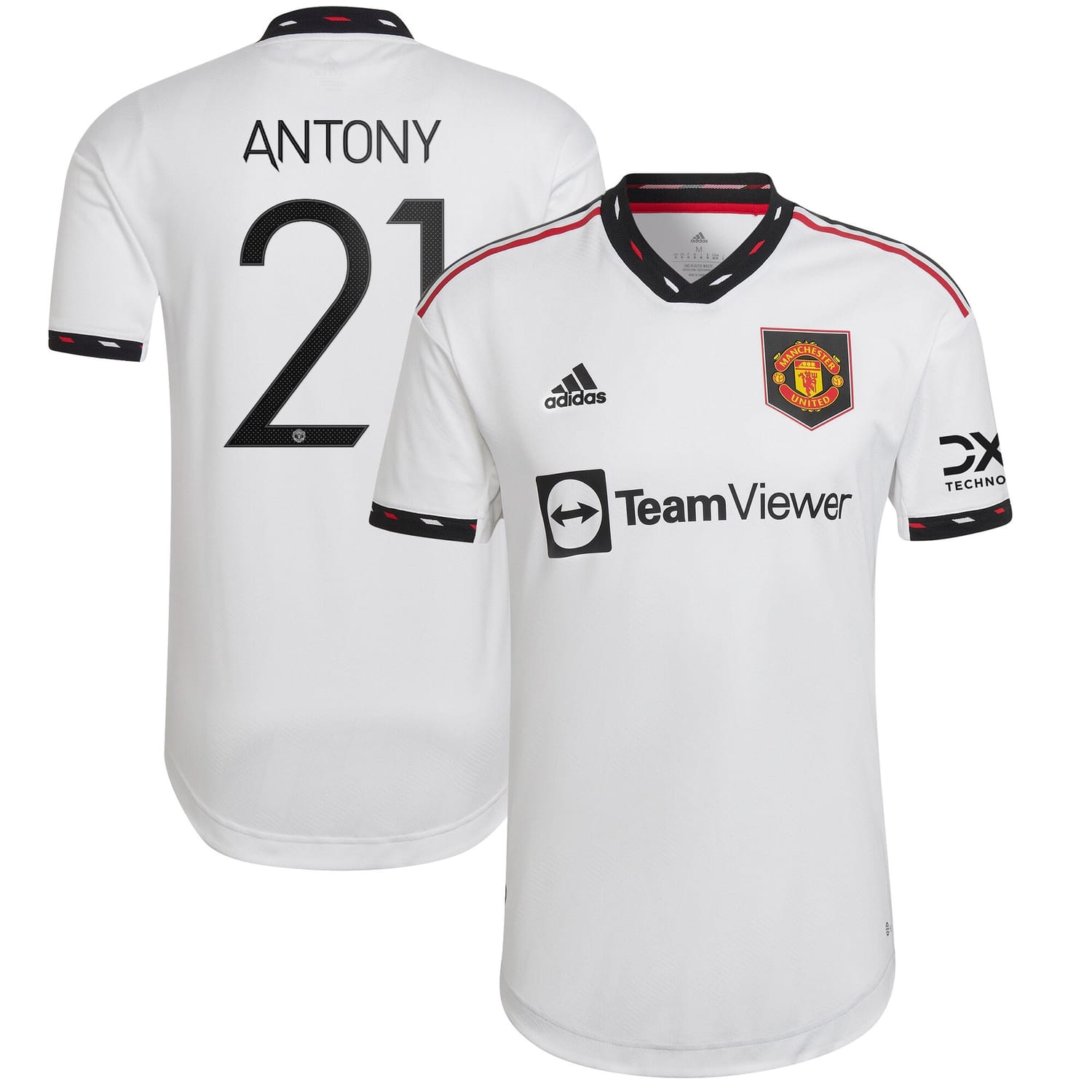 Premier League Manchester United Away Cup Authentic Jersey Shirt 2022-23 player Antony 21 printing for Men