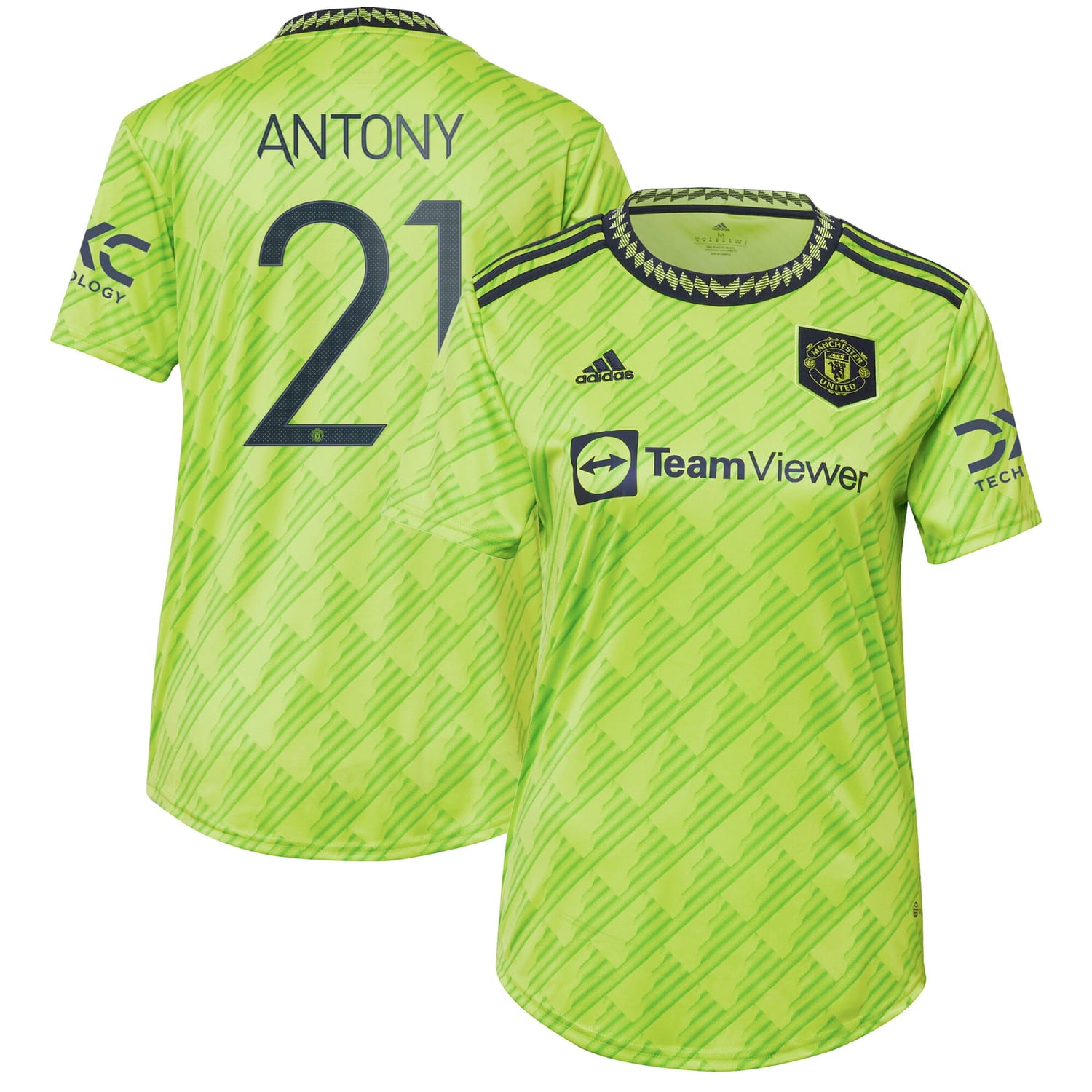 Premier League Manchester United Third Cup Jersey Shirt 2022-23 player Antony 21 printing for Women