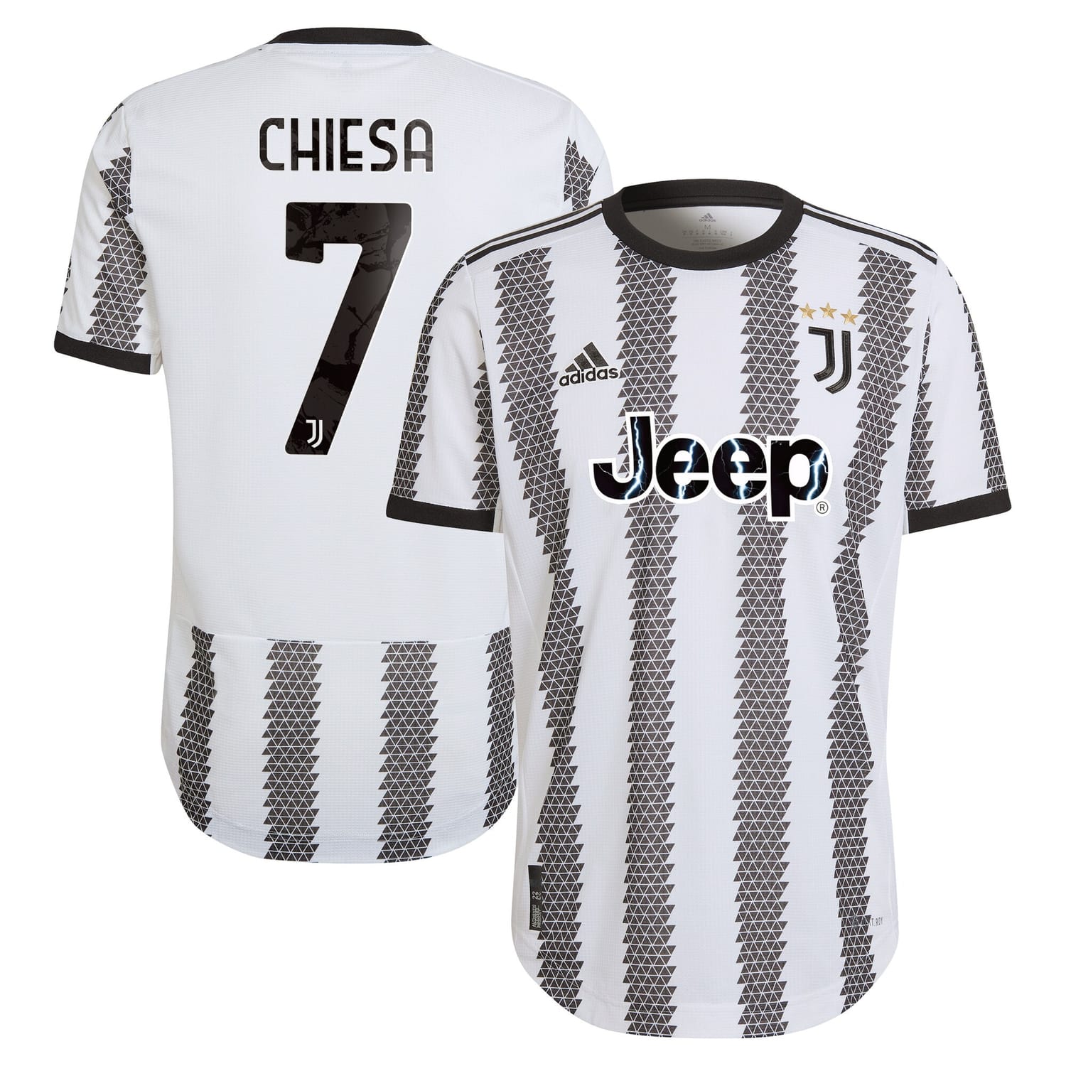 Serie A Juventus Home Authentic Jersey Shirt 2022-23 player Federico Chiesa 7 printing for Men