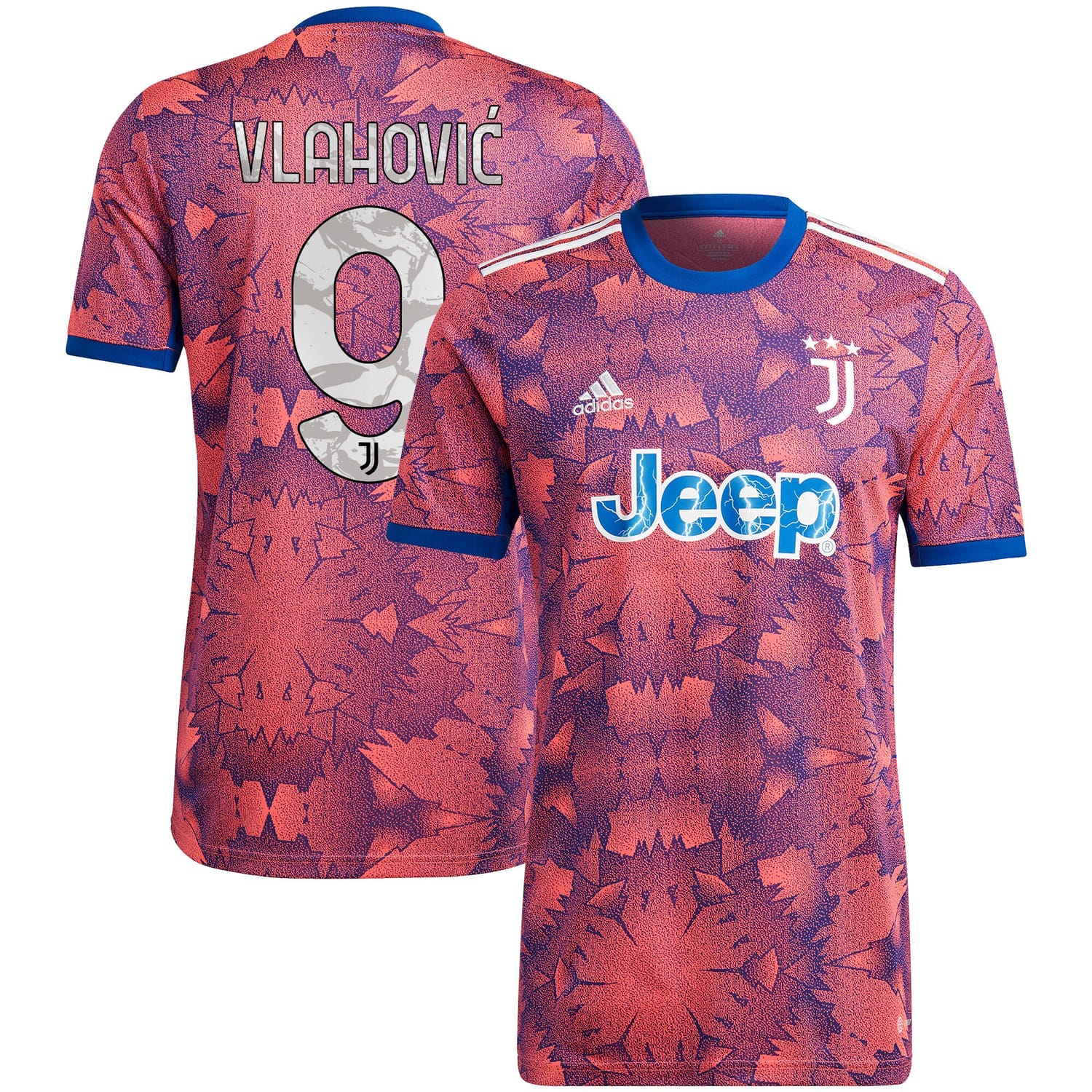 Serie A Juventus Third Jersey Shirt 2022-23 player Dušan Vlahović 9 printing for Men