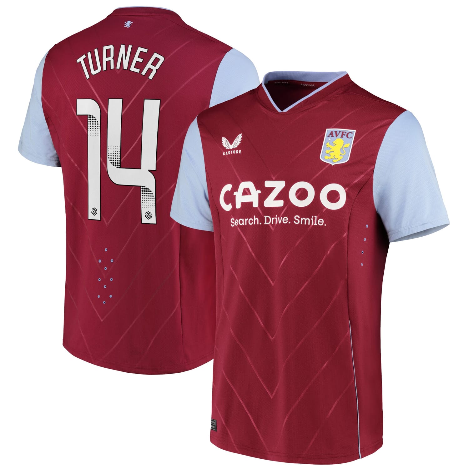 Premier League Aston Villa Home WSL Pro Jersey Shirt 2022-23 player Danielle Turner 14 printing for Men