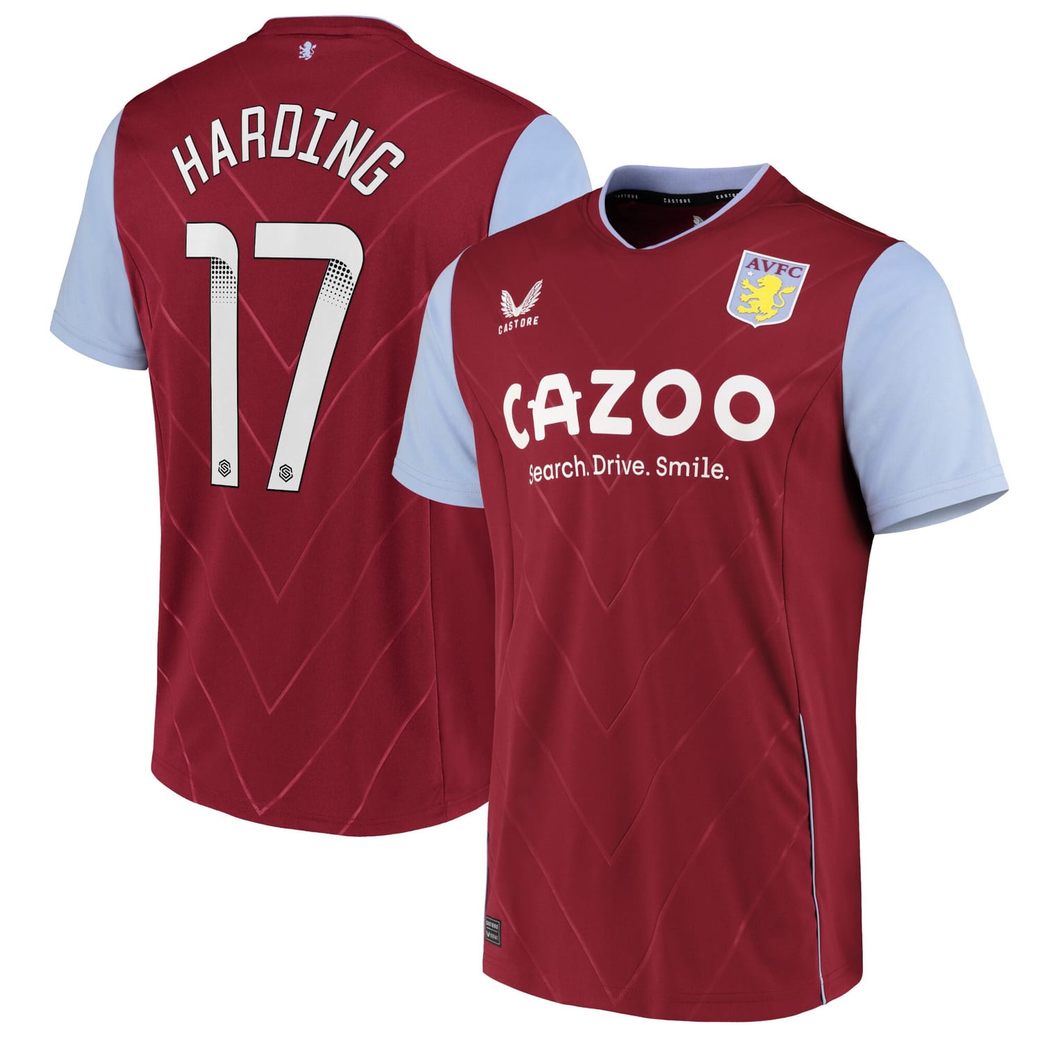 Premier League Aston Villa Home WSL Jersey Shirt 2022-23 player Natasha Harding 17 printing for Men
