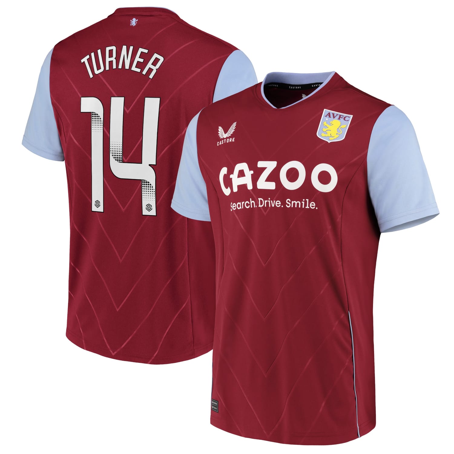 Premier League Aston Villa Home WSL Jersey Shirt 2022-23 player Danielle Turner 14 printing for Men