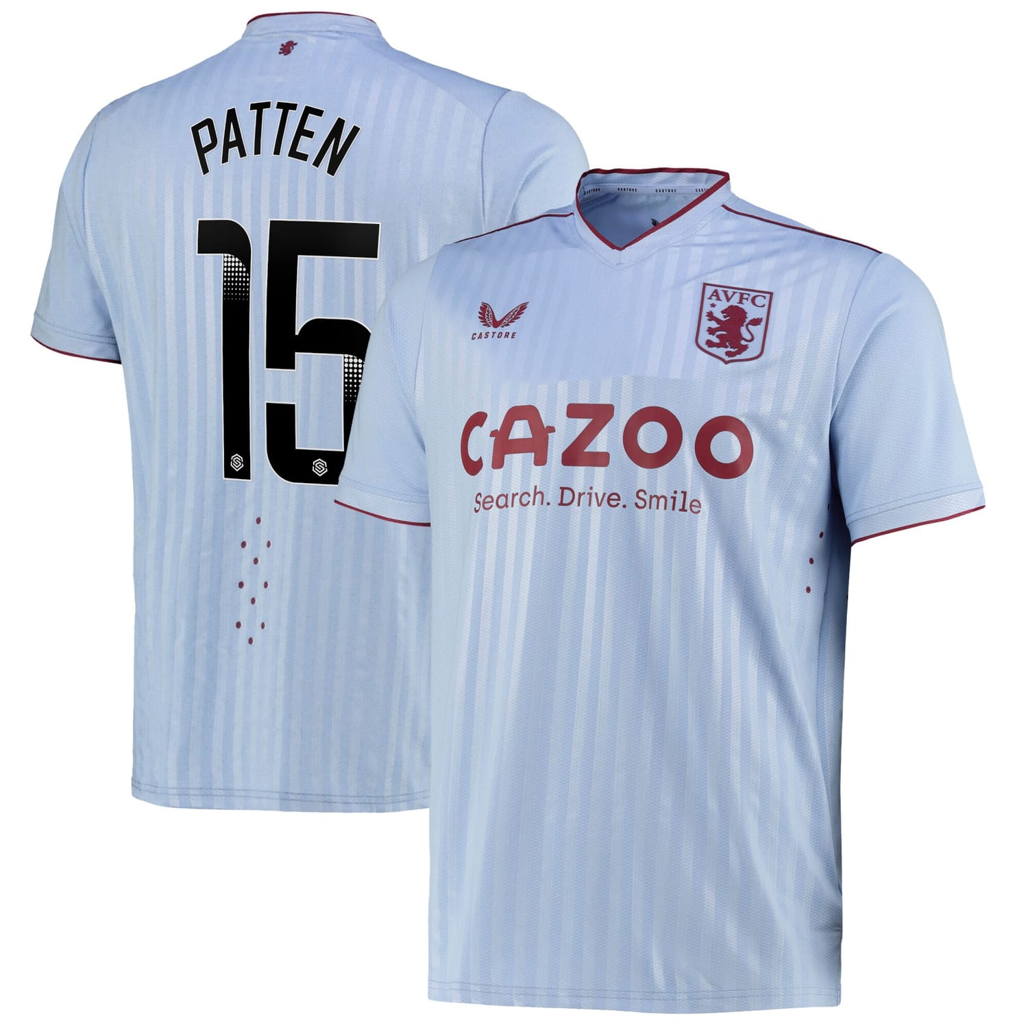 Premier League Aston Villa Away WSL Pro Jersey Shirt 2022-23 player Anna Patten 15 printing for Men