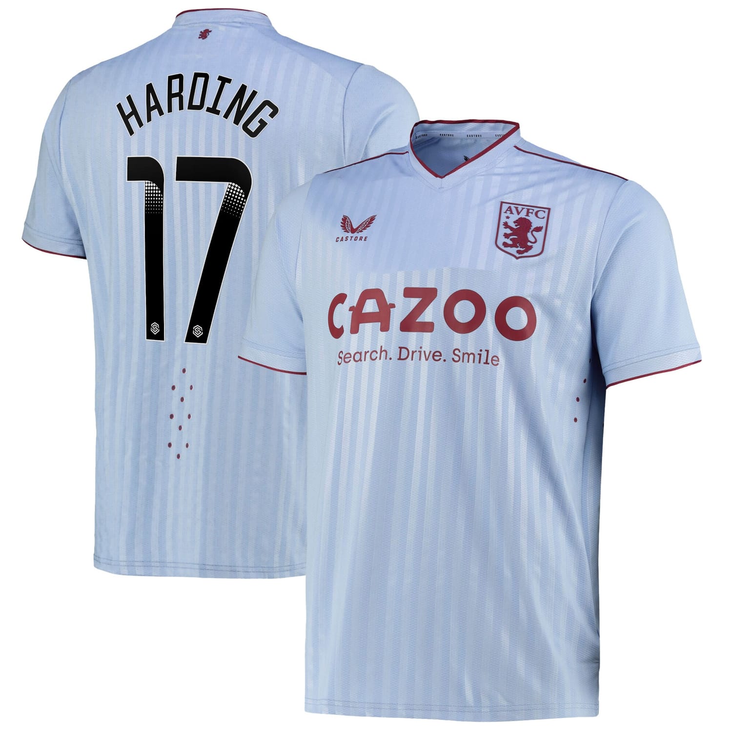 Premier League Aston Villa Away WSL Pro Jersey Shirt 2022-23 player Natasha Harding 17 printing for Men